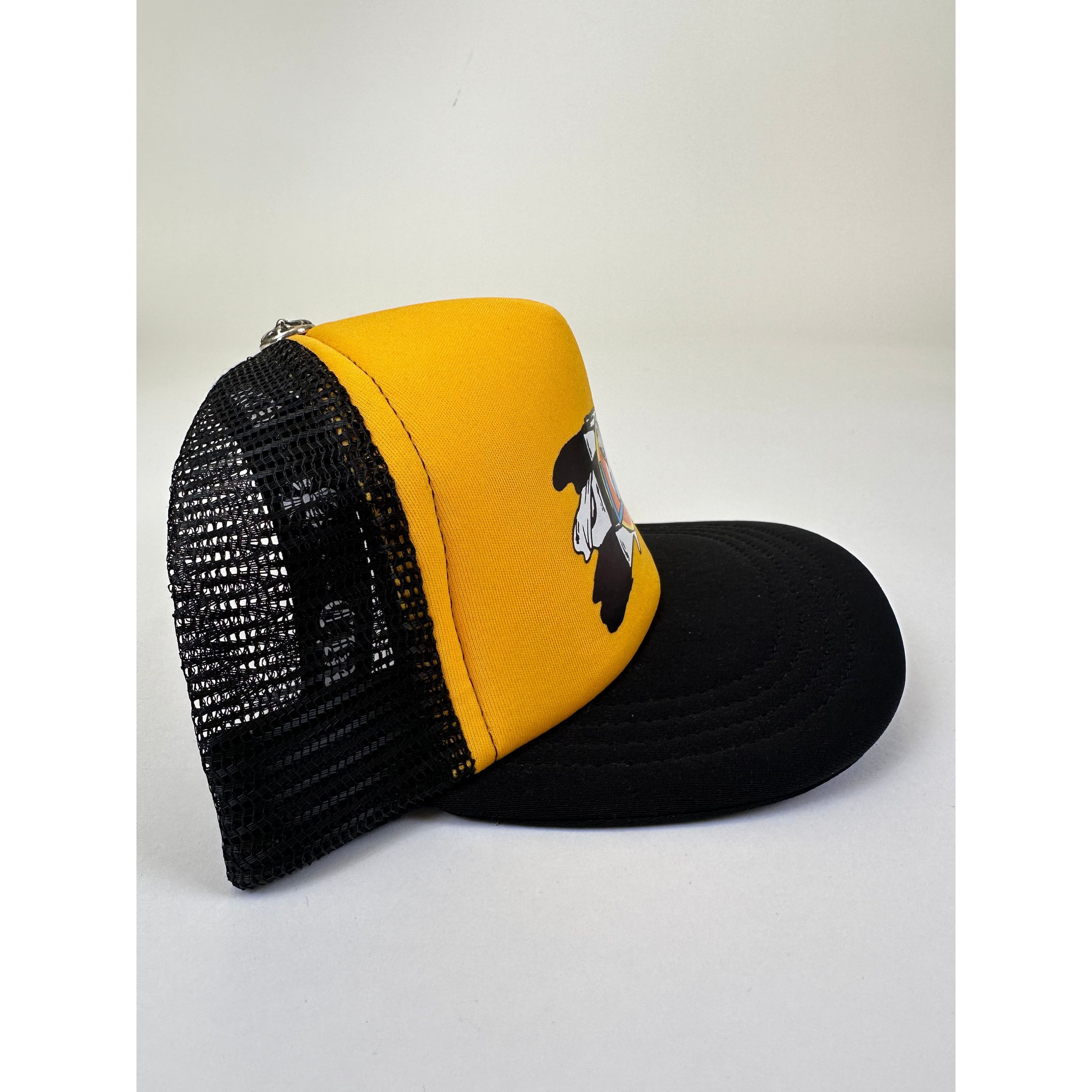 Chrome Hearts CH Sex Records Link Trucker Hat Size ONE SIZE - 6 Thumbnail
