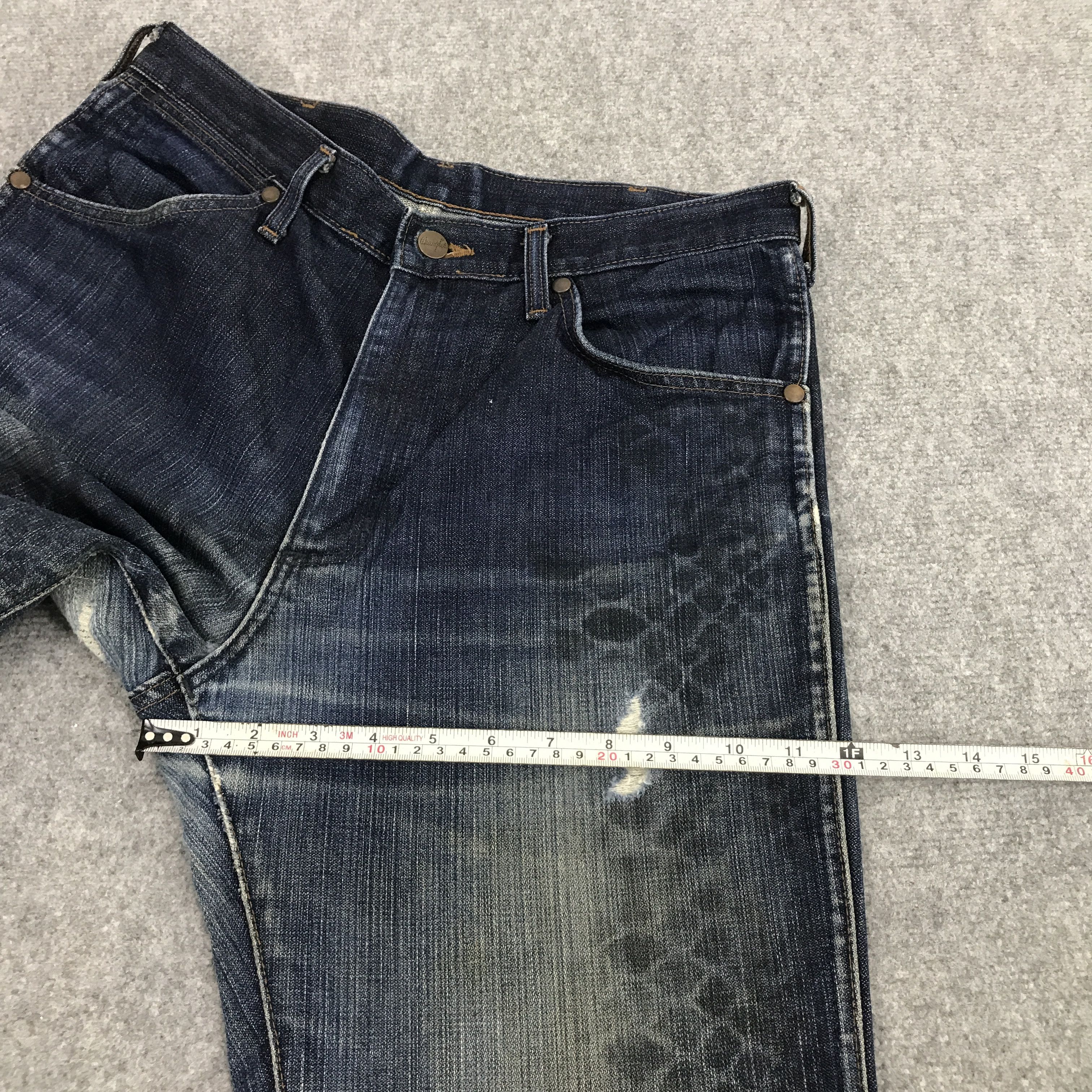 Japanese Brand × Wrangler Flared wrangler style value bootcut Denim jeans pants Size US 31 - 12 Thumbnail