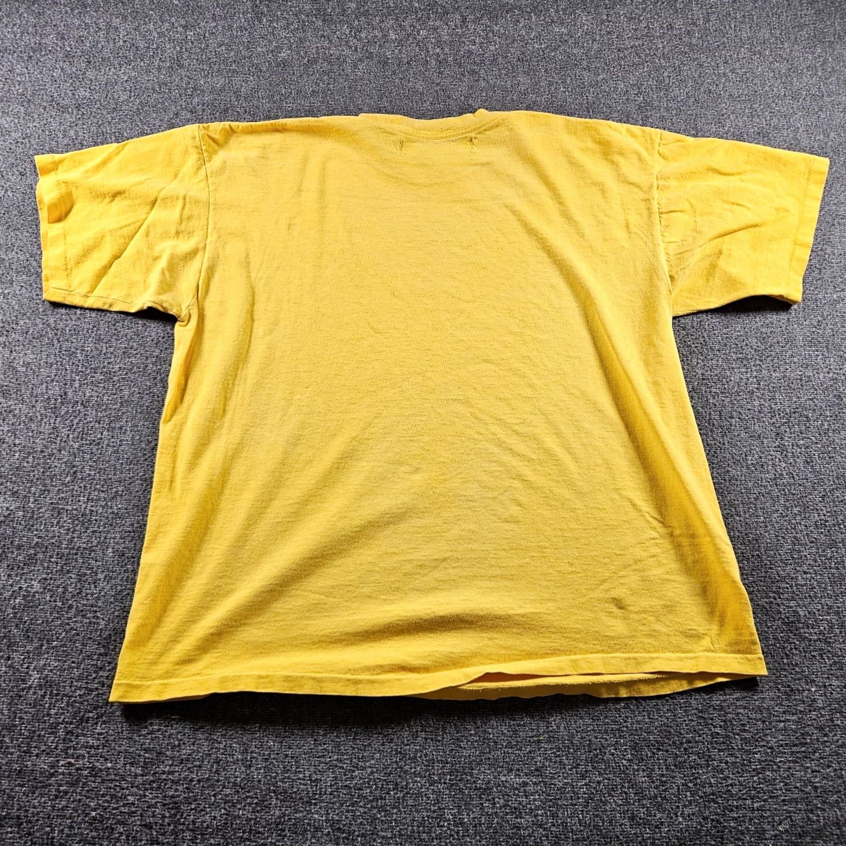 Vintage VINTAGE B.U.M. Equipment T-shirt Men Short Sleeve Crew Neck Logo 90s Yellow Size L USA Made In USA Size US L / EU 52-54 / 3 - 3 Thumbnail