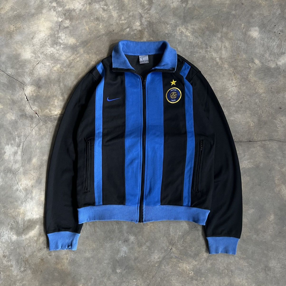 Nike Vintage 90s Nike Intermilan Track Jacket Size US M / EU 48-50 / 2 - 1 Thumbnail