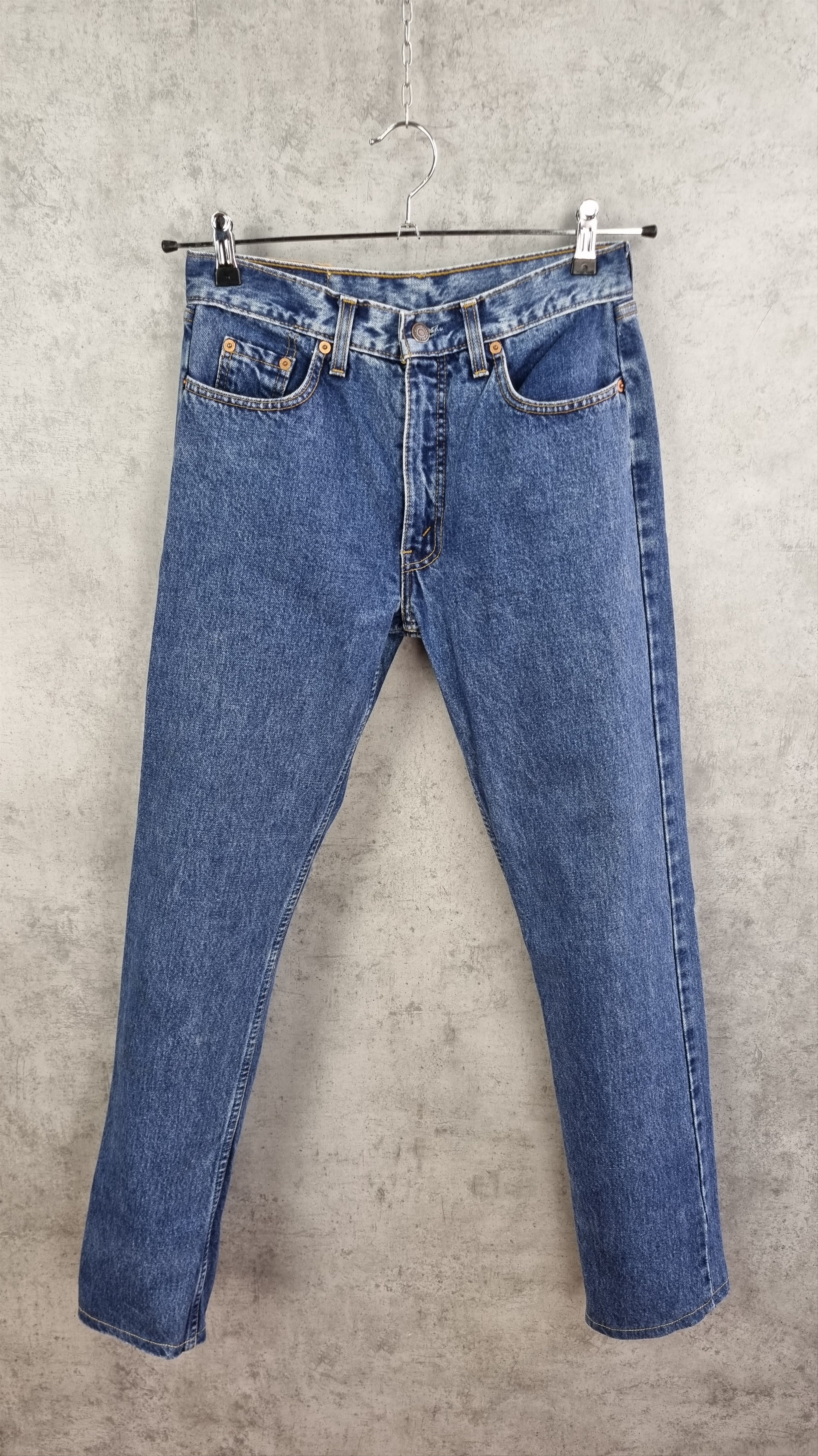 Levi's × Levi's Vintage Clothing × Vintage 95s Levi's Raw Denim Gorgeous Denim Jeans made in UK Size US 30 / EU 46 - 7 Thumbnail
