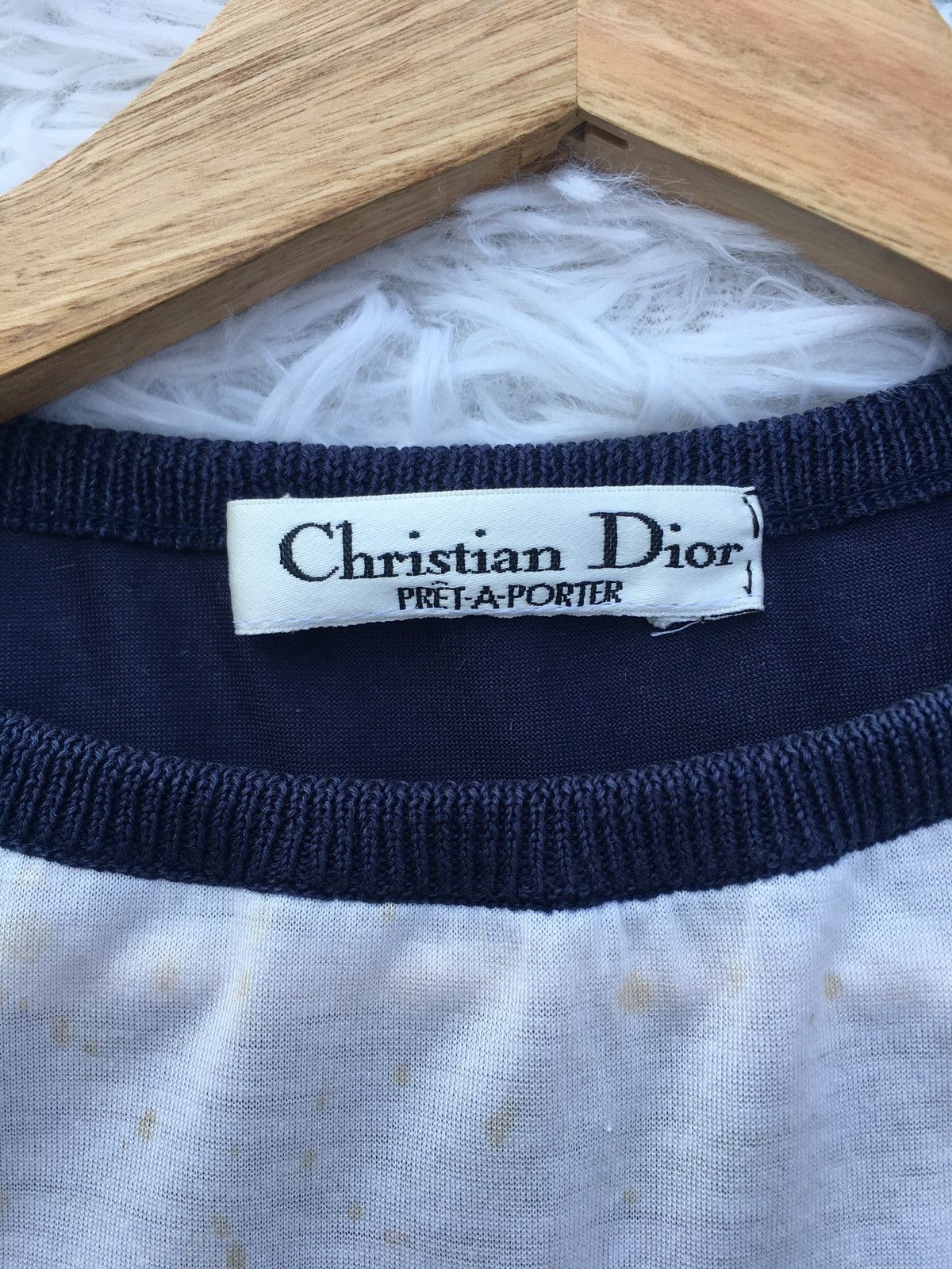 Christian Dior Monsieur Rare Vintage Christian Dior Pret-A-Porter Tshirt Size S / US 4 / IT 40 - 9 Thumbnail