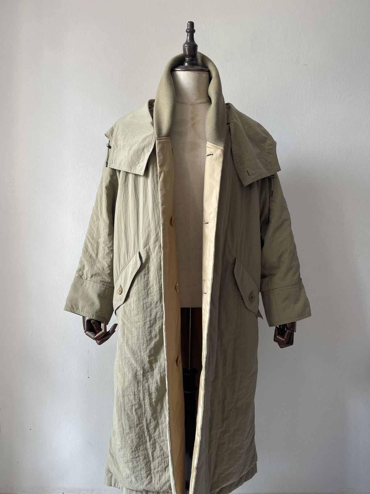 Issey Miyake Rare Plantation Issey Miyake Reversible Long Jacket Size US XL / EU 56 / 4 - 9 Thumbnail