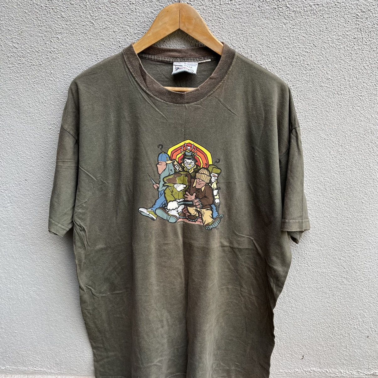 Vintage Vintage 90s KIK WEAR tee graphic artwork Size US XL / EU 56 / 4 - 2 Thumbnail