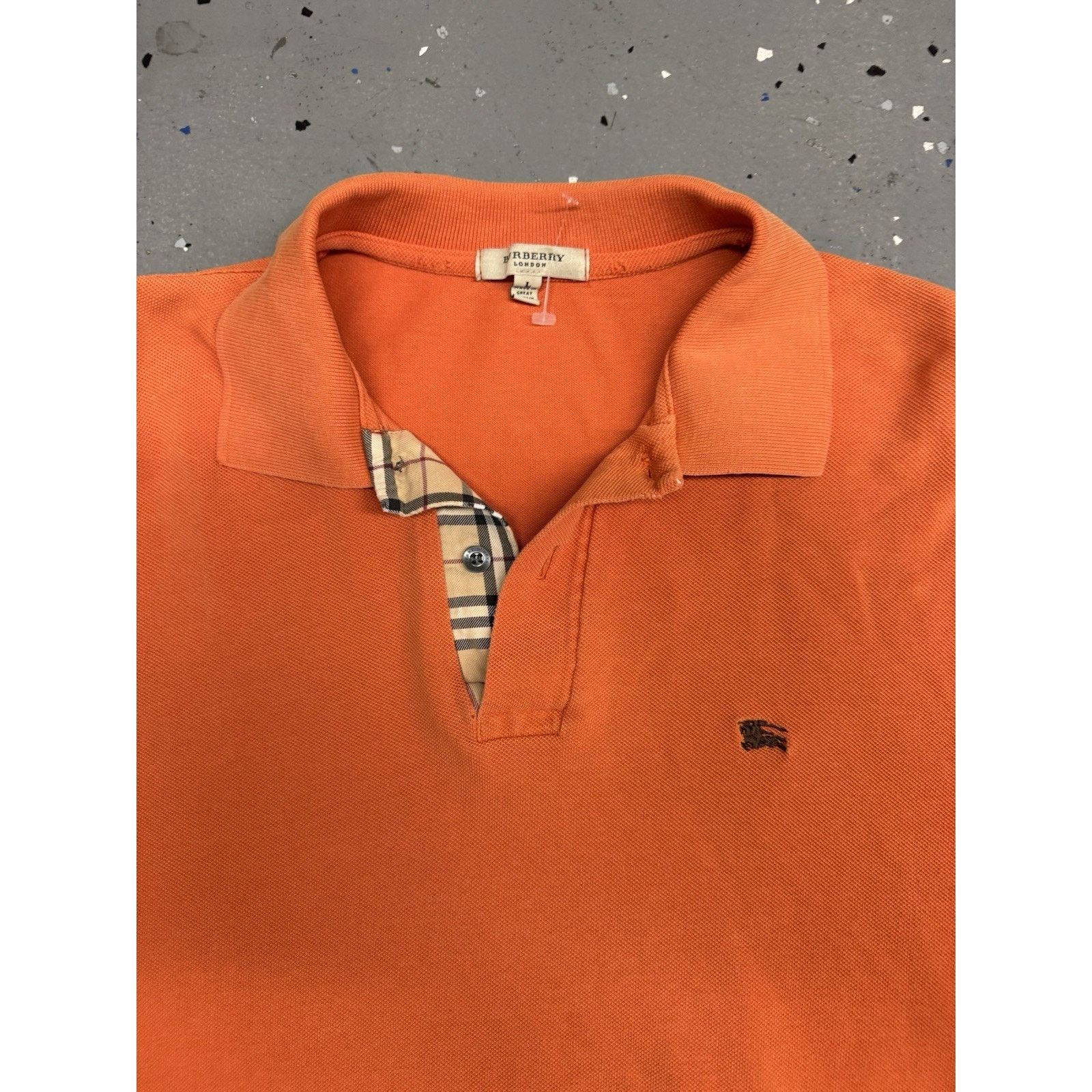 Burberry BURBERRY LONDON Size Large Orange 100% Cotton Nova Check Size US L / EU 52-54 / 3 - 2 Thumbnail