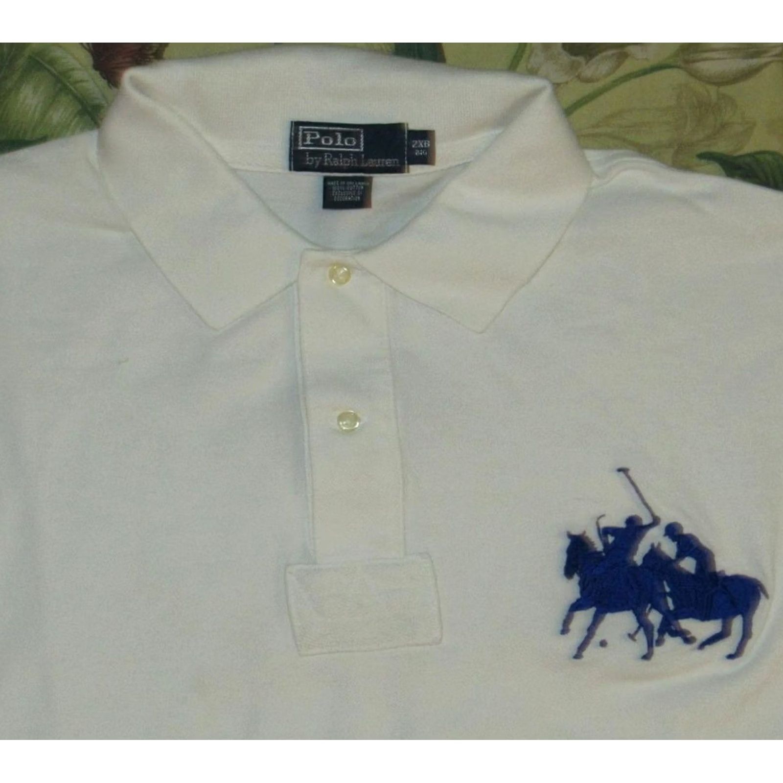 Ralph Lauren Vtg Ralph Lauren White Short Sleeve Polo Shirts 2XB Mens XS? Size US XXL / EU 58 / 5 - 2 Thumbnail