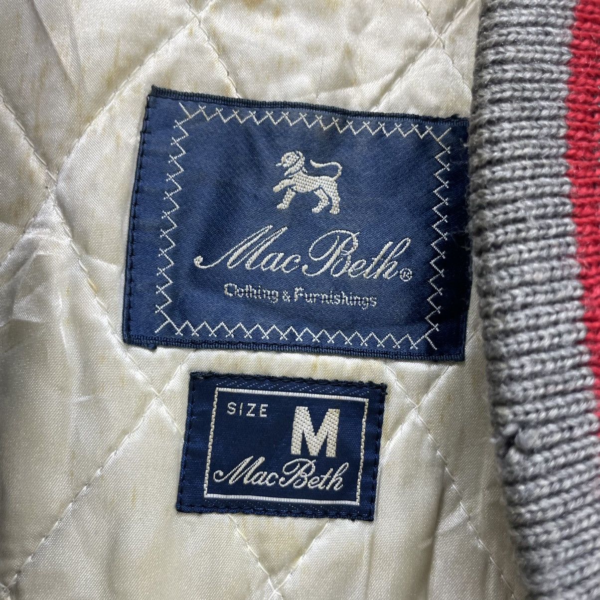 Macbeth 💥Vintage Mac Beth Big Logo Patch Varsity Jacket Size US M / EU 48-50 / 2 - 5 Thumbnail