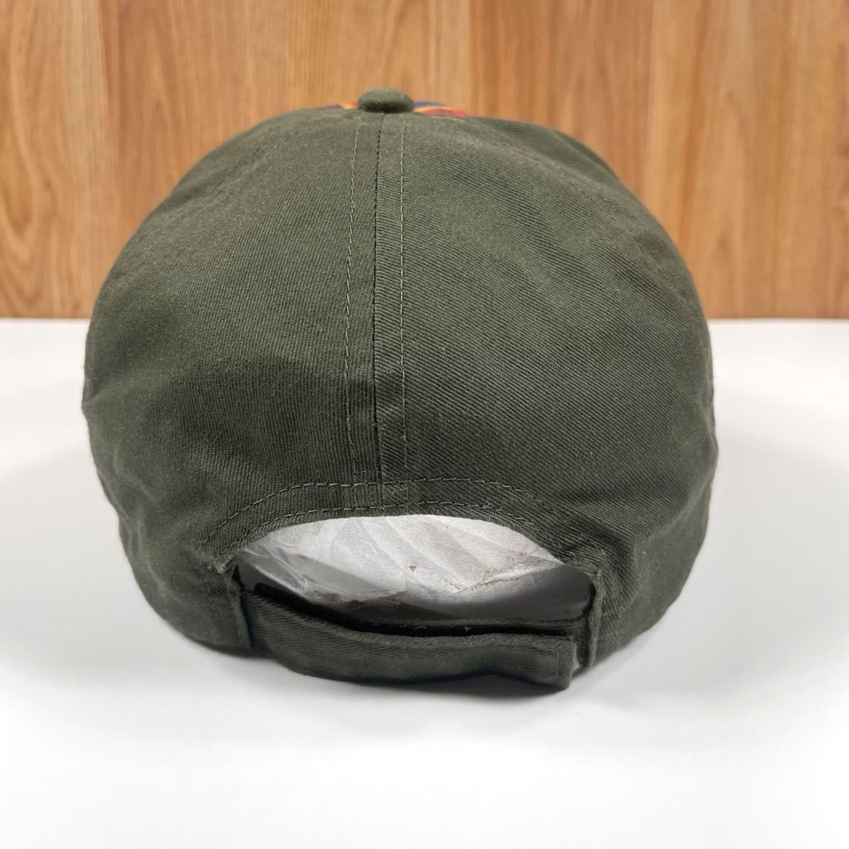Olive Unbranded Baseball Hat Cap Adult Adjustable Olive Green Size ONE SIZE - 5 Thumbnail