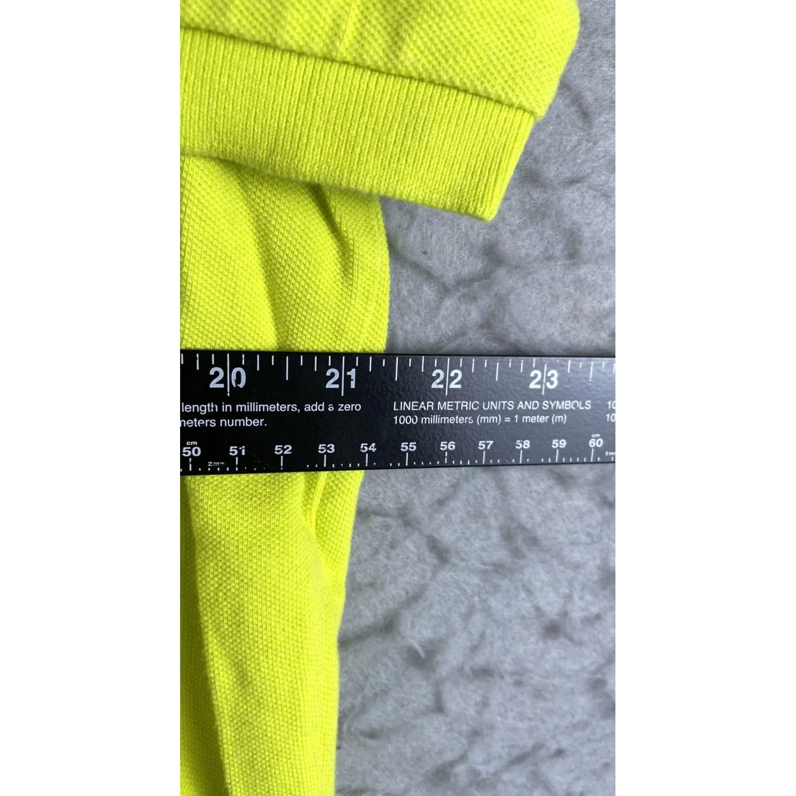 Polo Ralph Lauren Polo by Ralph Lauren Polo Shirt Mens Large Yellow Solid Pony Logo Short Sleeve Size US L / EU 52-54 / 3 - 4 Thumbnail