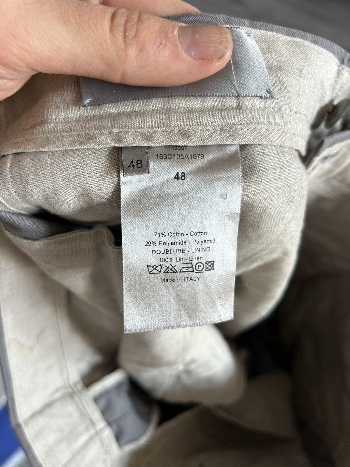 Dior Dior Slim-Fit Cotton Blend Trousers Size US 32 / EU 48 - 17 Thumbnail