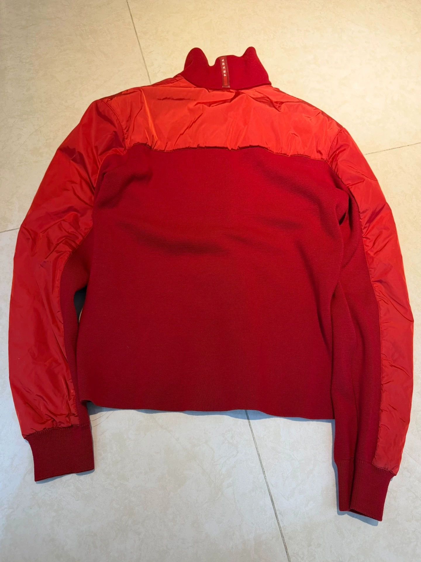 Prada Prada Sport Archive Red Vibe Zip Jacket Unisex 48 Size US M / EU 48-50 / 2 - 4 Thumbnail