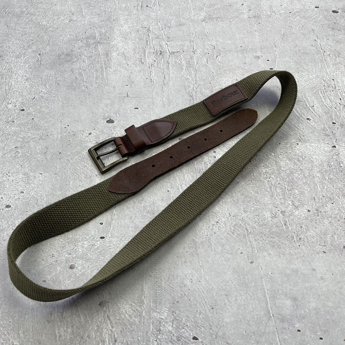 Barbour × Vintage Vintage barbour belt dark olive y2k Size ONE SIZE - 8 Thumbnail