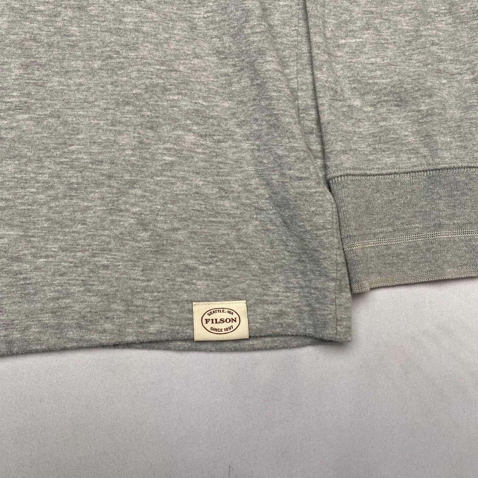Filson Filson Double Layer Henley Heather Gray Shirt Men's Large Size US L / EU 52-54 / 3 - 8 Thumbnail