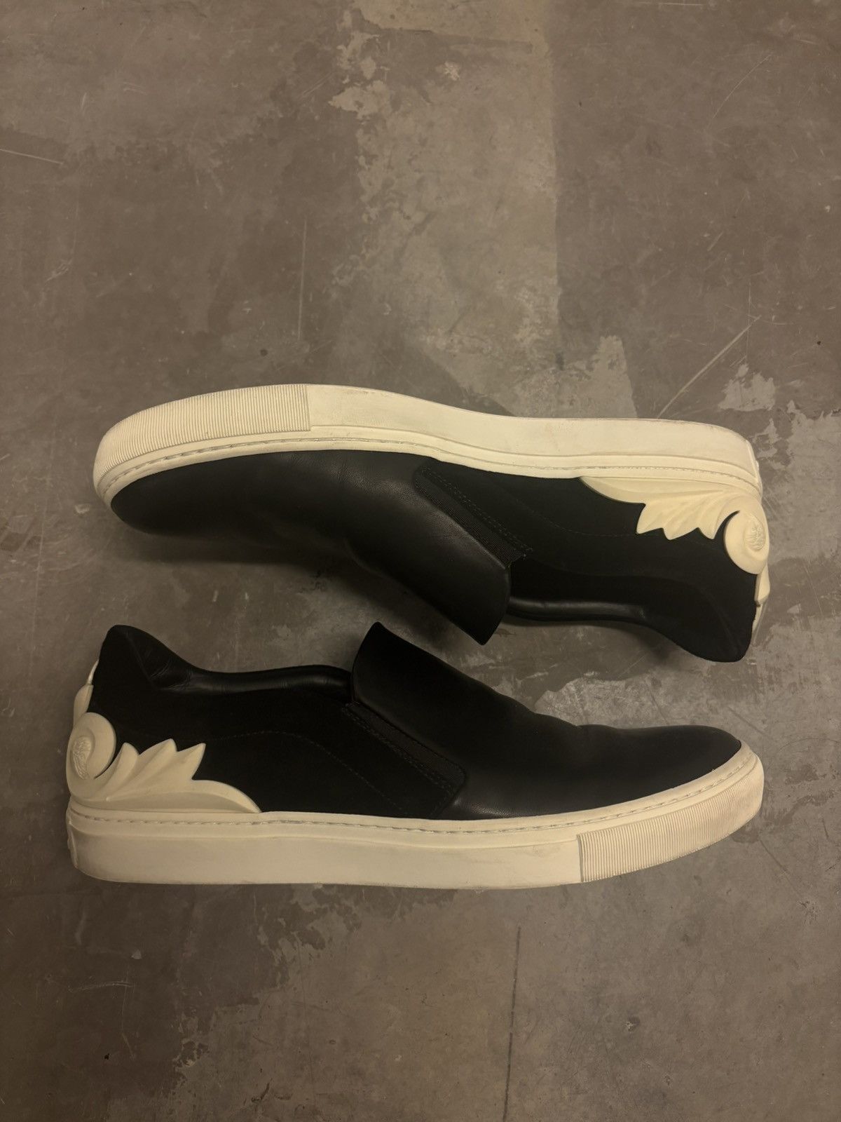 Versace Collection Baroque Slip On Sneakers Shoes Purple Men\'s Size‎ 11M VERSACEloafersyellowpurplebaro  main image 3