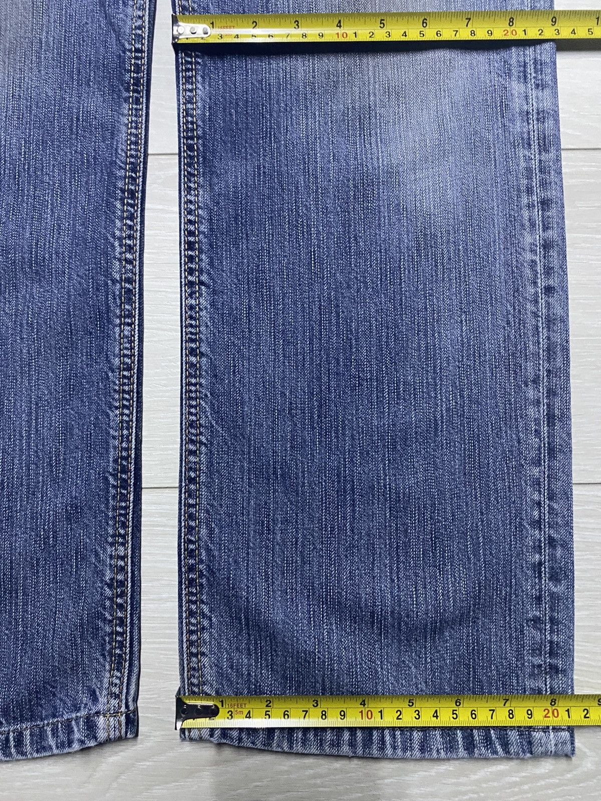 Edwin Vintage Edwin 503 Premium Grunge Distressed Loose Jeans Size US 33 - 15 Thumbnail