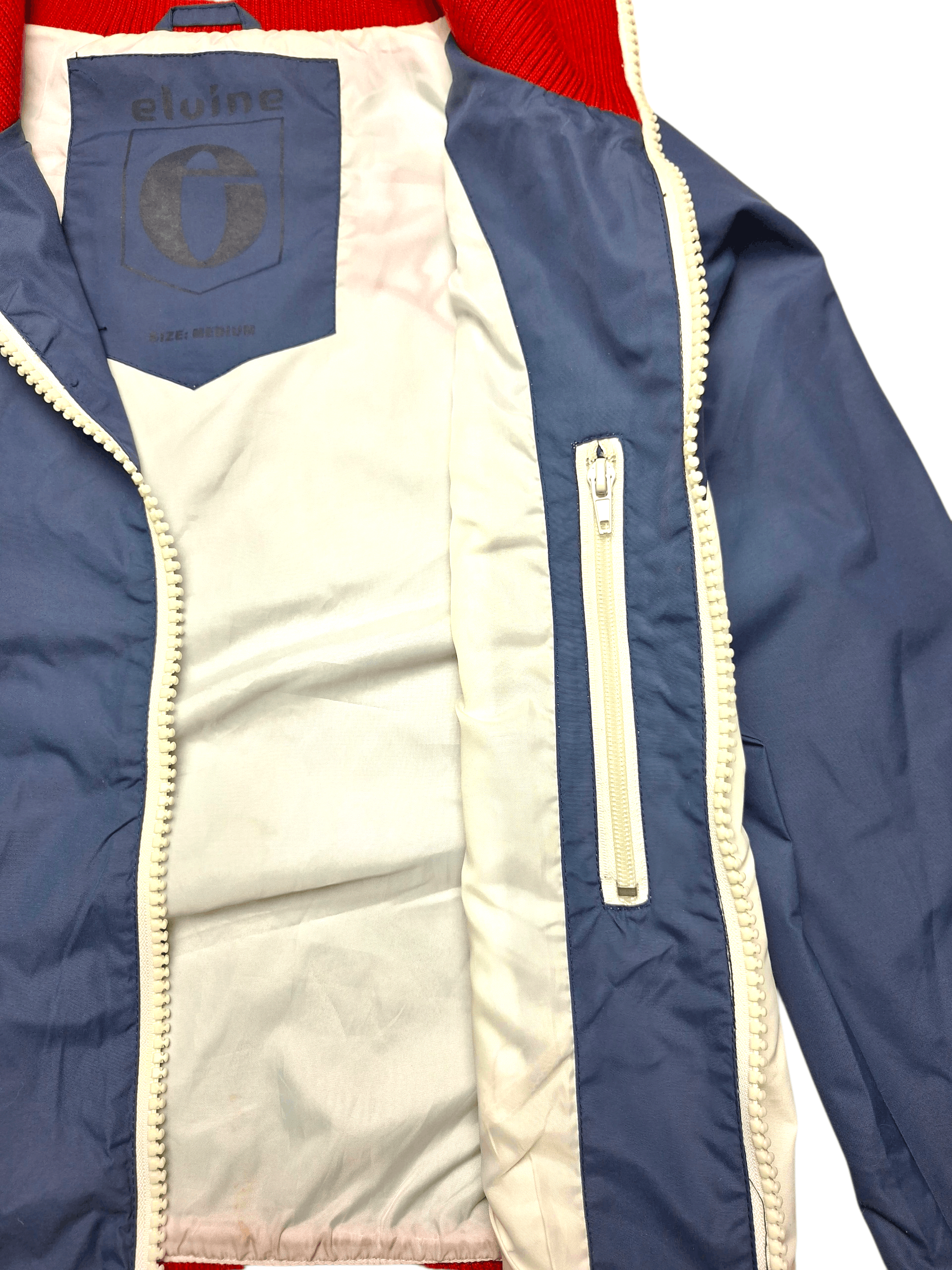 ELVINE Vintage ELVINE Swedish Design Blue Windbreaker Jacket Size US S / EU 44-46 / 1 - 7 Thumbnail