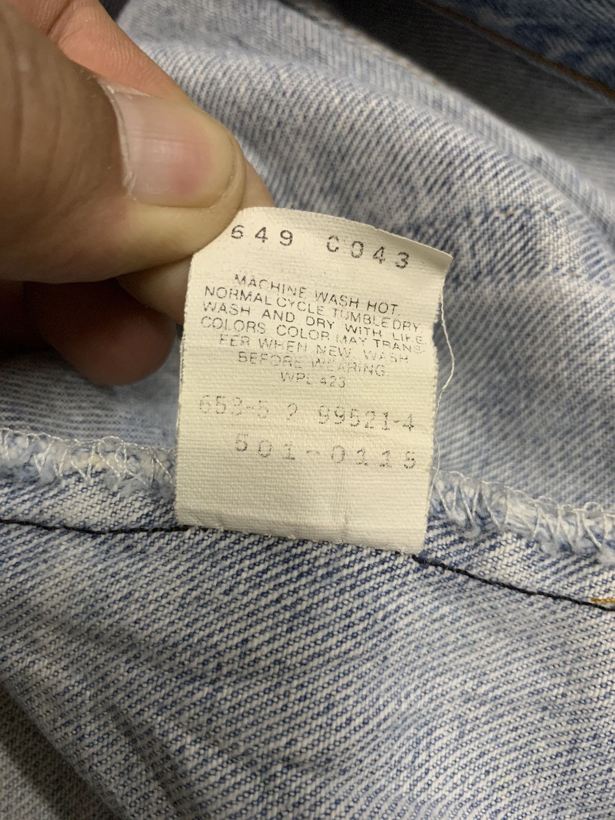 Levi's VINTAGE LEVIS 501 DENIM JEANS Size US 34 / EU 50 - 11 Thumbnail