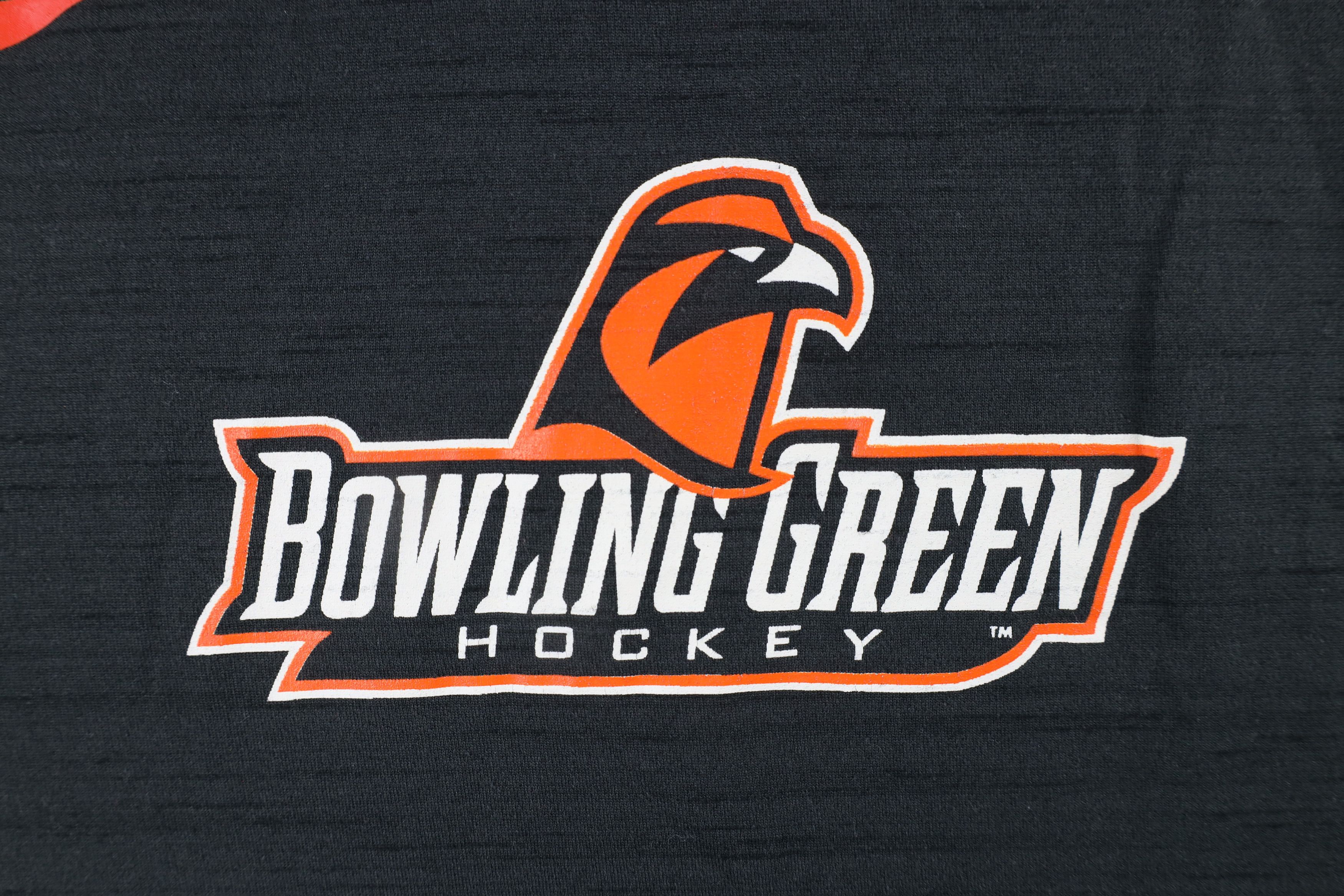 Nike × Vintage Nike Bowling Green State University Hockey T-Shirt Gray Size US XL / EU 56 / 4 - 4 Thumbnail