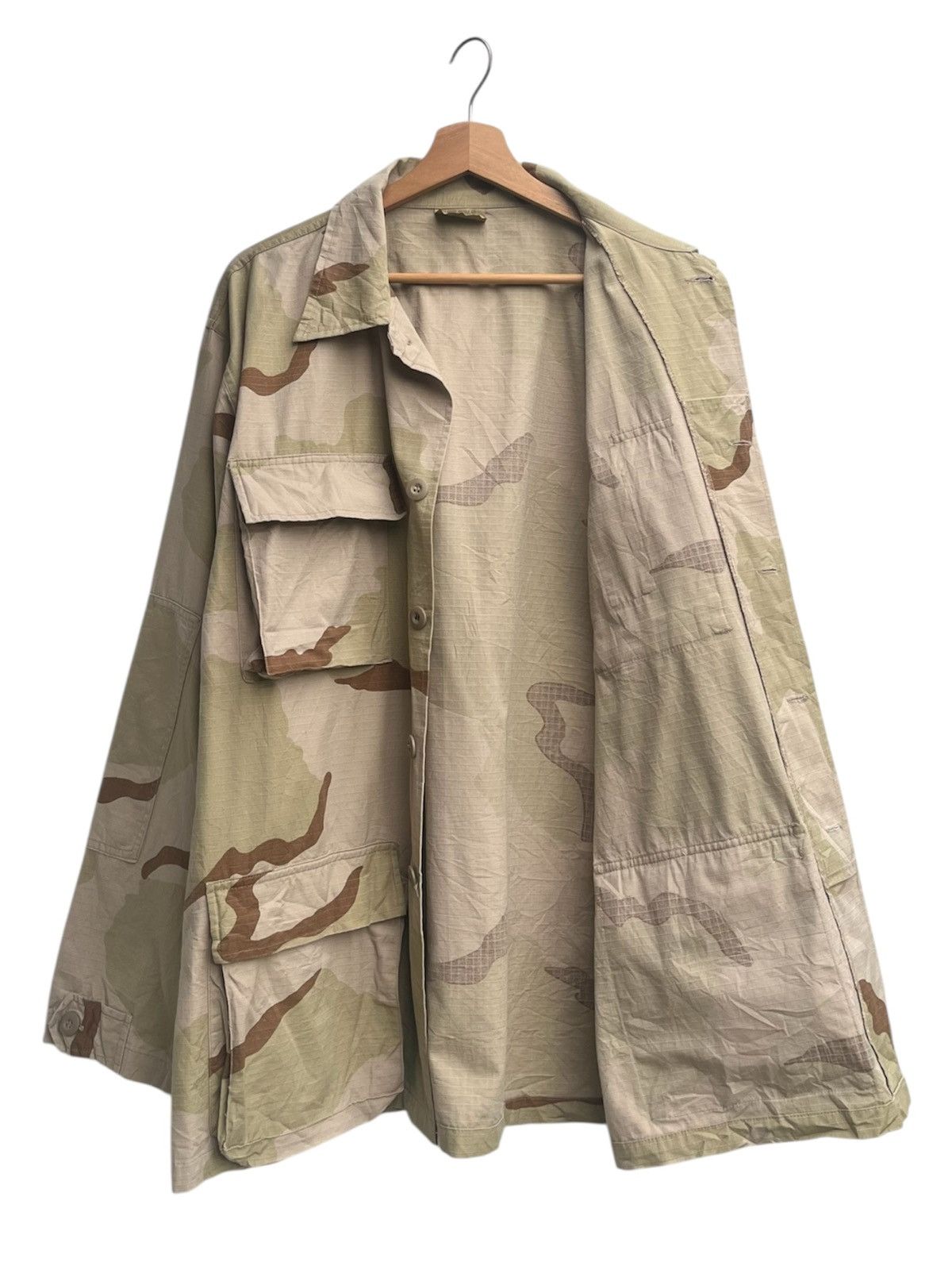 Vintage Desert Camouflage Nato Military Combat Jacket Size US L / EU 52-54 / 3 - 3 Thumbnail
