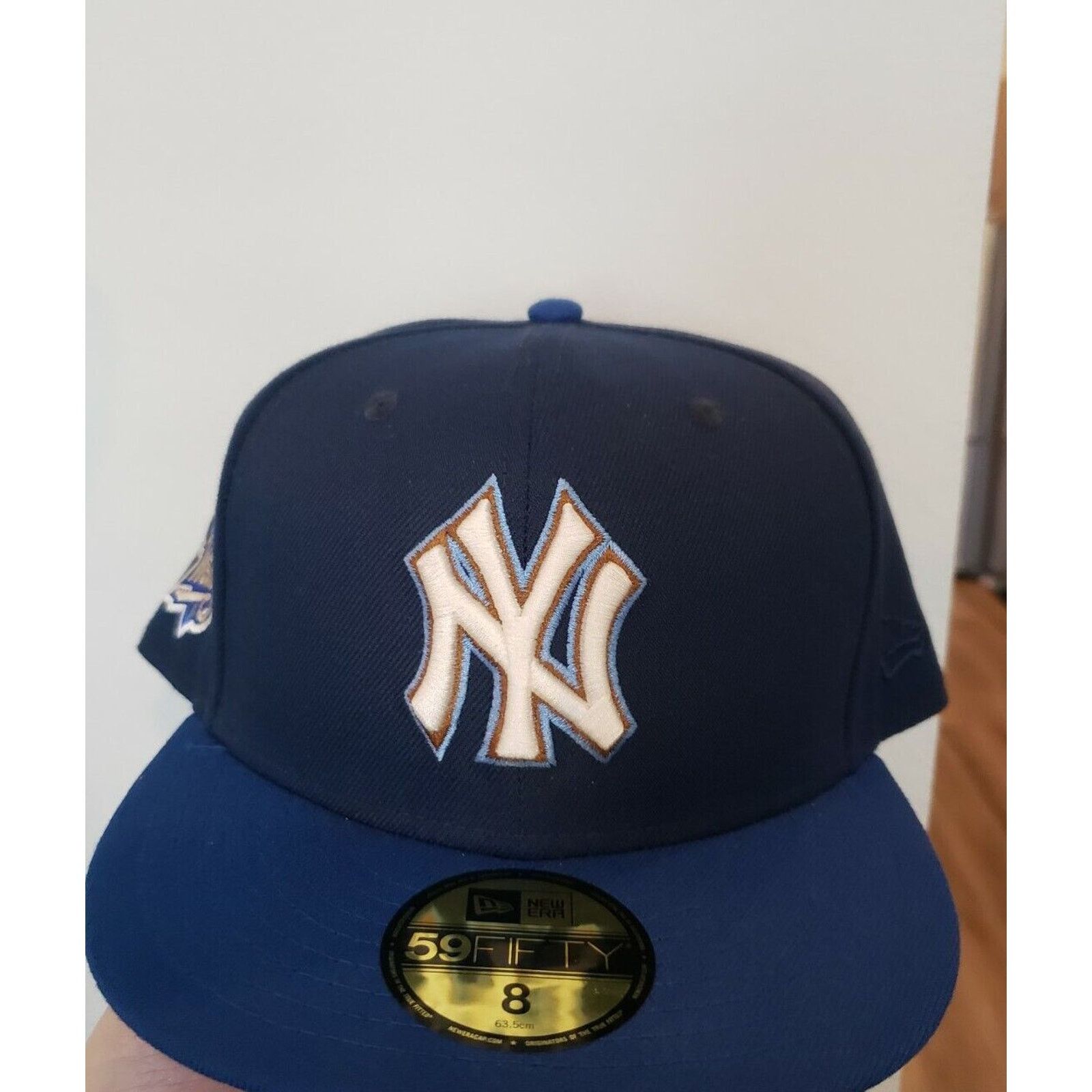 New Era New York Yankees Hat 1999 World Series Size 8 Blue New Era Size ONE SIZE - 1 Thumbnail