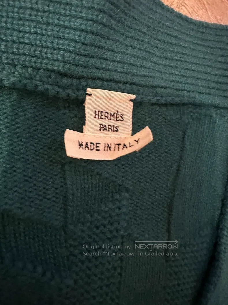 Hermes Hermes Women's Wool Cardigan Size XS / US 0-2 / IT 36-38 - 2 Thumbnail