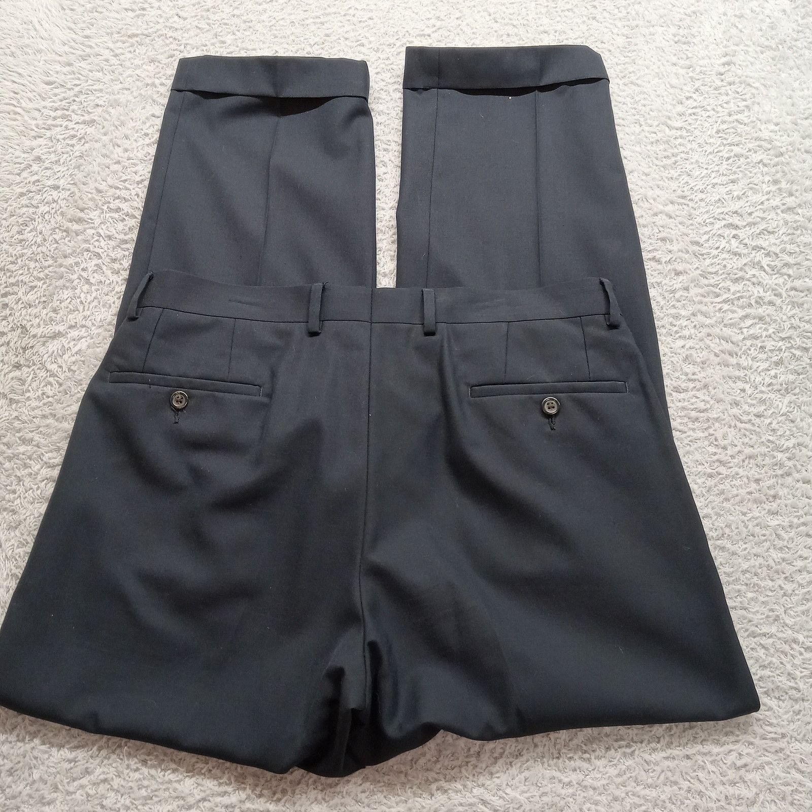 Lauren Ralph Lauren Lauren Ralph Lauren Dress Pants 34 X 30 Mens Navy Pleat Cuff Size US 34 / EU 50 - 4 Thumbnail