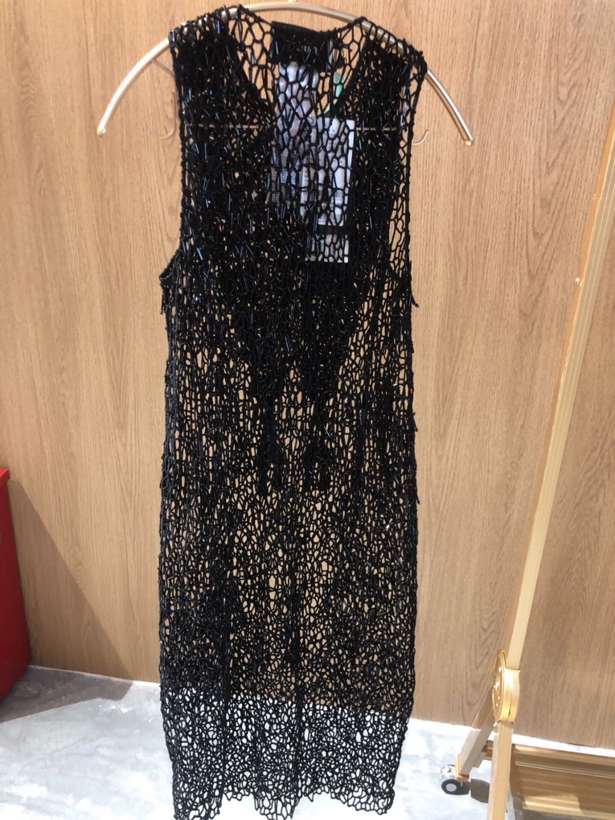 Gucci Rare Runway Black Sequin Sheer Dress NWT Size S / US 4 / IT 40 - 3 Thumbnail