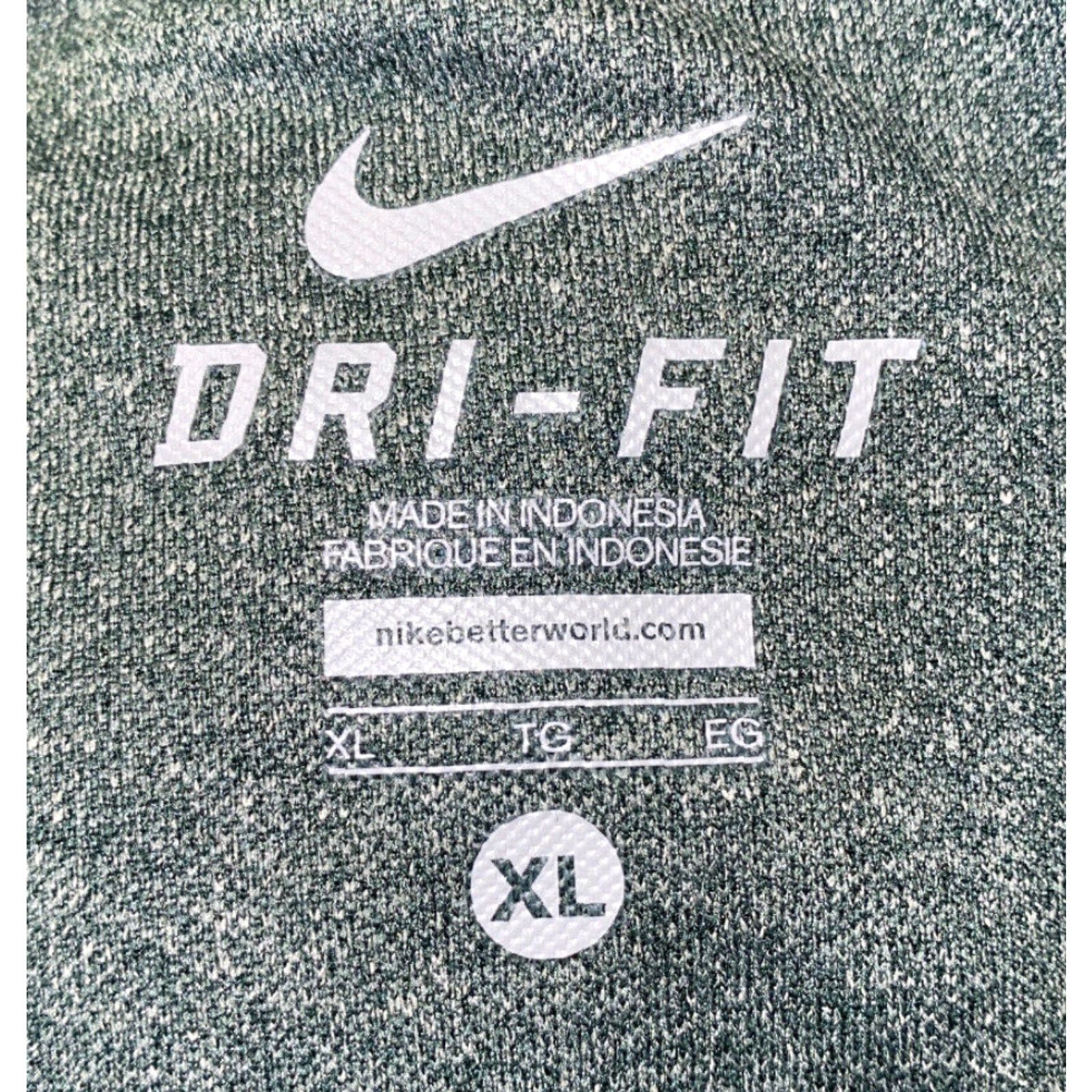 Nike Nike Golf Dri-Fit Polo Shirt Mens XL Green Oregon Size US XL / EU 56 / 4 - 5 Thumbnail