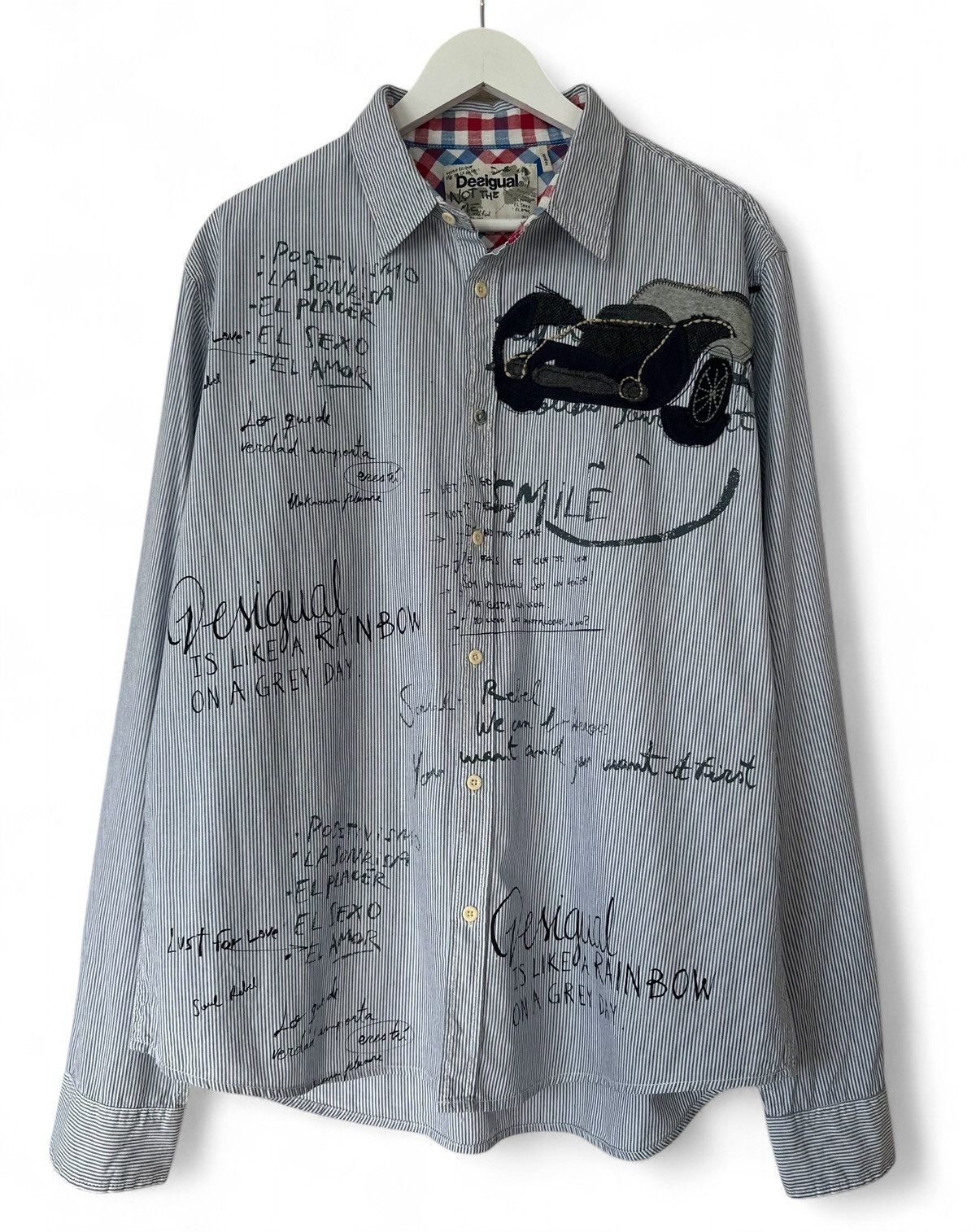 Desigual × Japanese Brand Desigual Regular Fit Men's Printed Shirt Size XL Size US XL / EU 56 / 4 - 1 Thumbnail