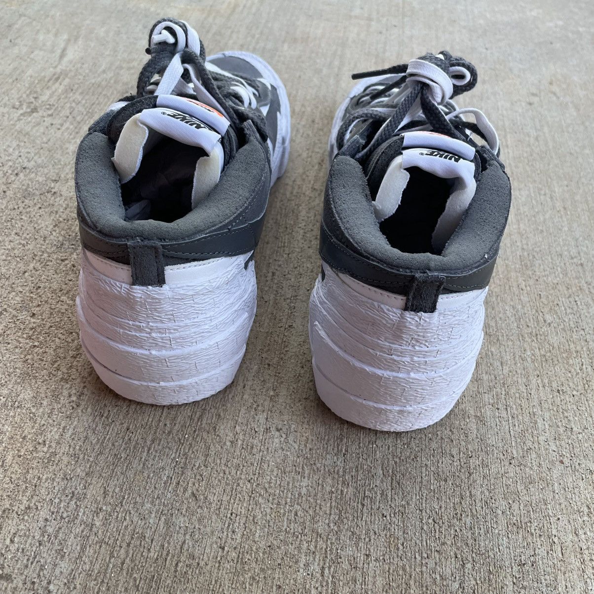 Nike × Sacai Nike Sacai Blazer Low Iron Grey Mens Size 8.5 New In Box Size US 8.5 / EU 41-42 - 5 Thumbnail