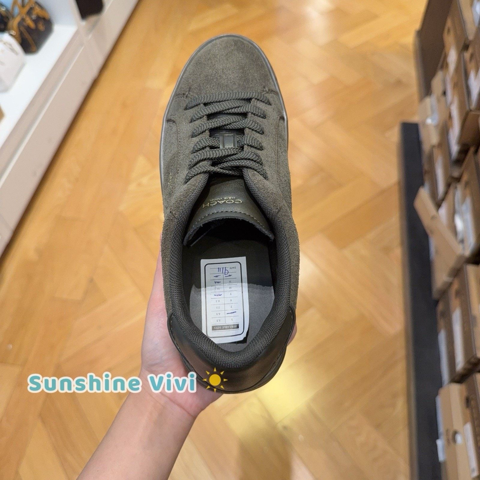 Coach NWT Coach Women's High Line Sneaker Olive CCI49 US 8 Size US 8 / IT 38 - 3 Thumbnail