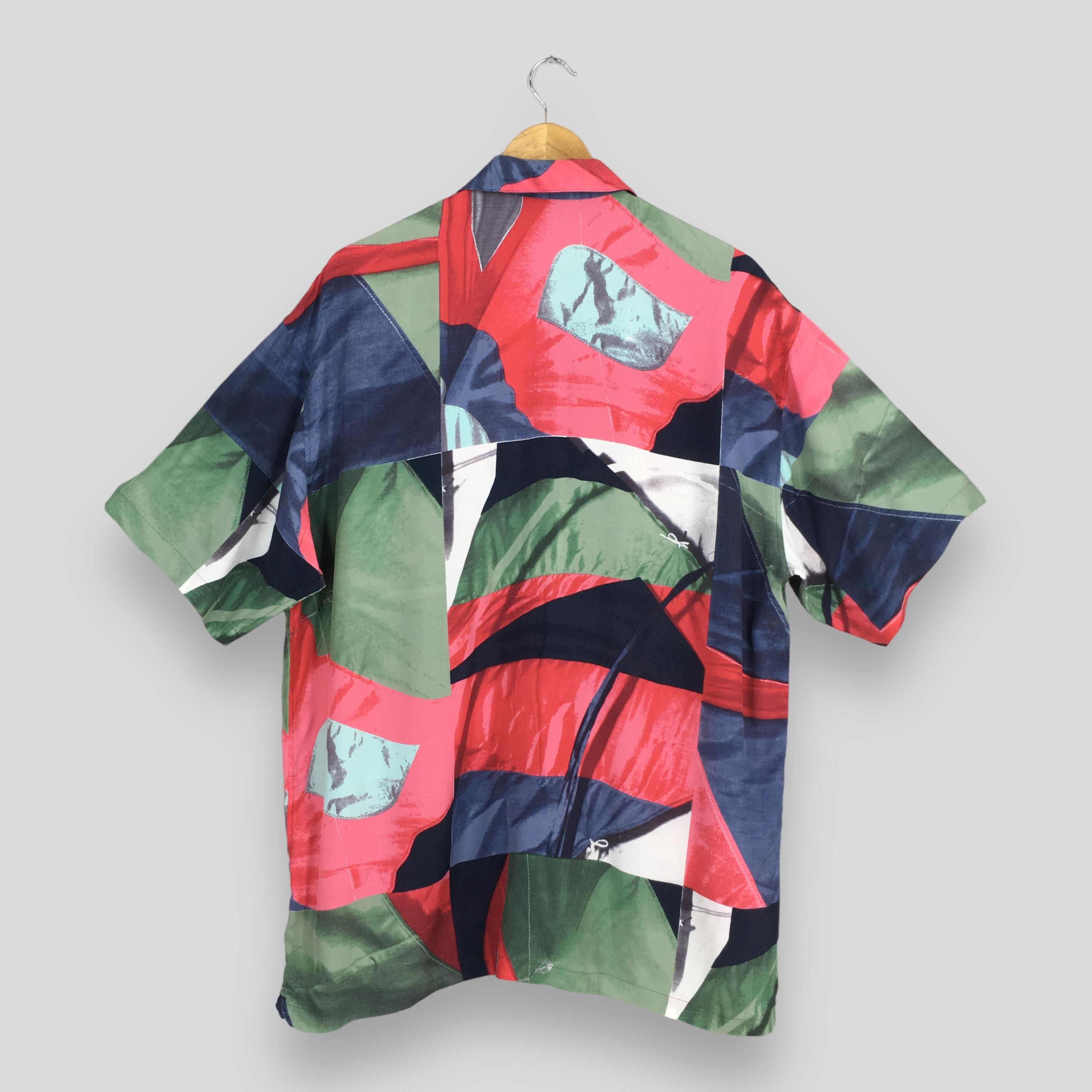 Vintage Vtg Pia Sports Funky Multicolor Abstract Pattern Shirt L Size US L / EU 52-54 / 3 - 7 Thumbnail