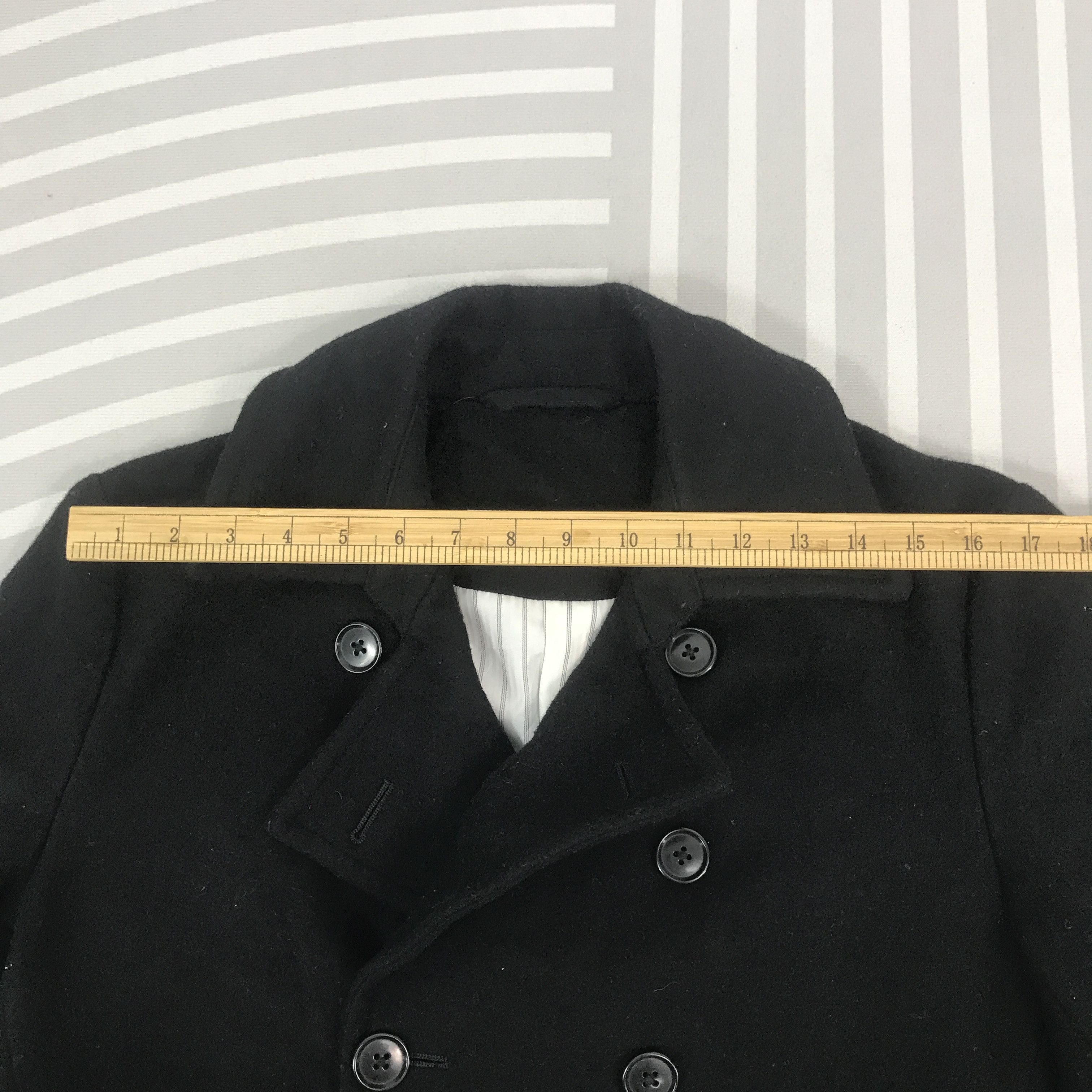 Japanese Brand Double breasted Male & Co Japan wool Coat button Jacket Size US M / EU 48-50 / 2 - 5 Thumbnail