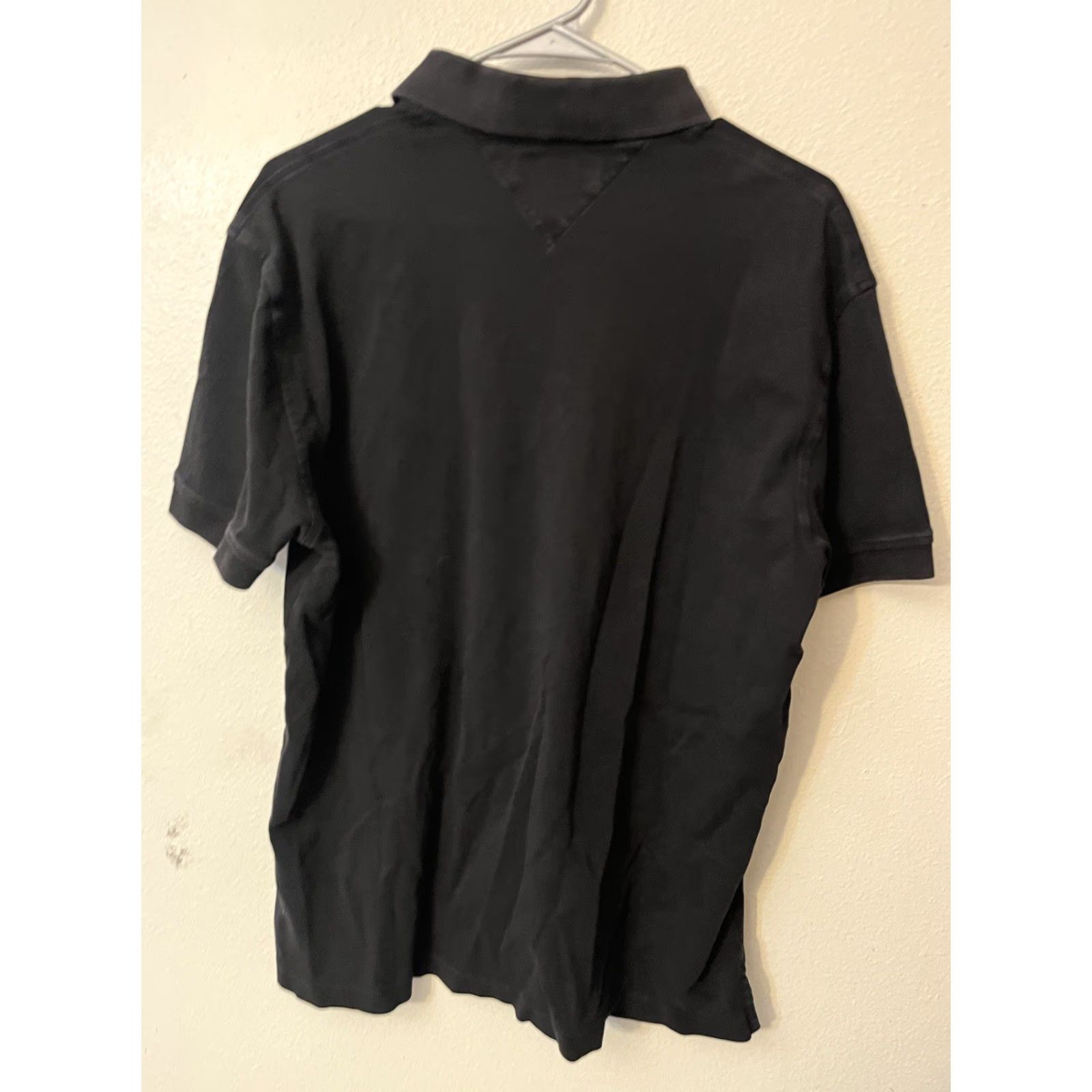 Tommy Hilfiger VINTAGE Tommy Hilfiger Polo Shirt Short Sleeve Men Black L Reg Fit Size US L / EU 52-54 / 3 - 2 Thumbnail