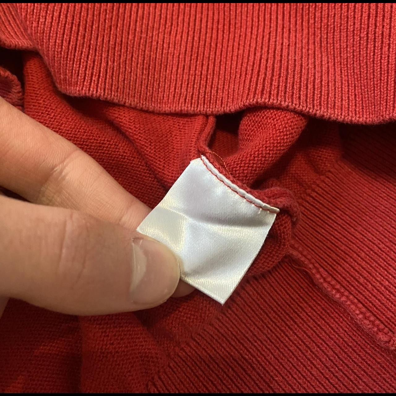 Lacoste Red Lacoste crew neck jumper Sportswear vintage y2k Boxy Size US M / EU 48-50 / 2 - 5 Thumbnail