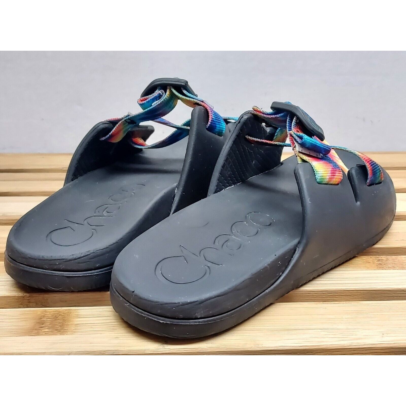 Chaco Chaco Kids | Tie-Dye | Chillos Slide Sandals Size Y4 Size US 4 / IT 34 - 3 Thumbnail