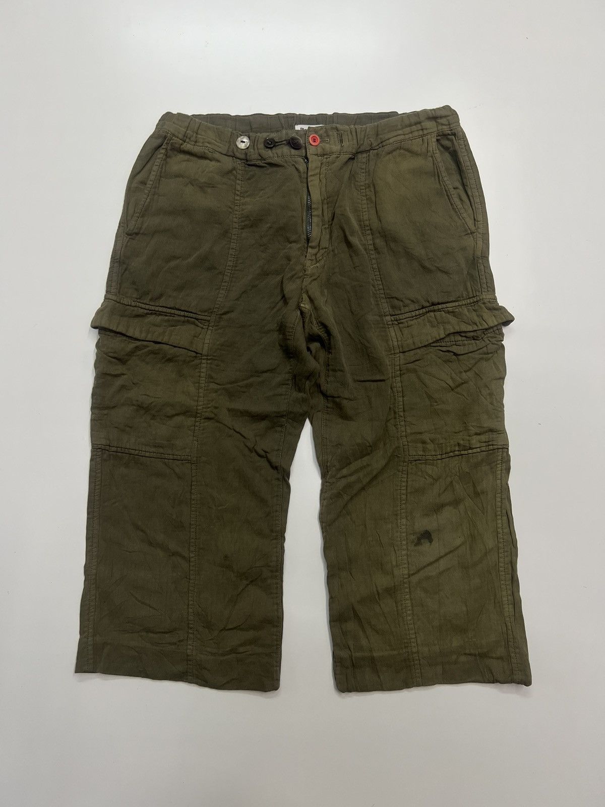 Issey Miyake Plantation by Issey Miyake 3Q Cargo Pants Size 30 Size US 30 / EU 46 - 1 Thumbnail