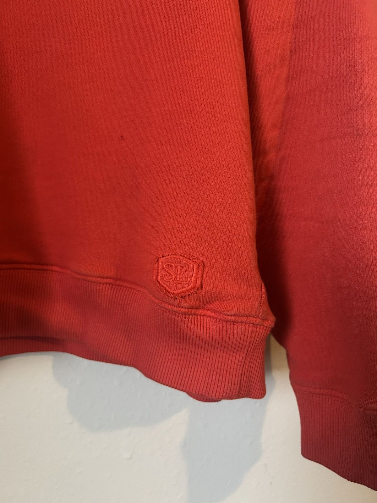 Saint Laurent Paris Saint Laurent Red Hoodie Size US L / EU 52-54 / 3 - 5 Thumbnail