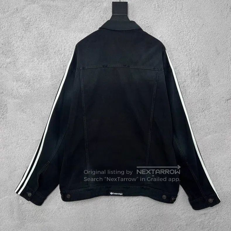 Balenciaga Balenciaga Denim Jacket - Black Size US S / EU 44-46 / 1 - 2 Thumbnail