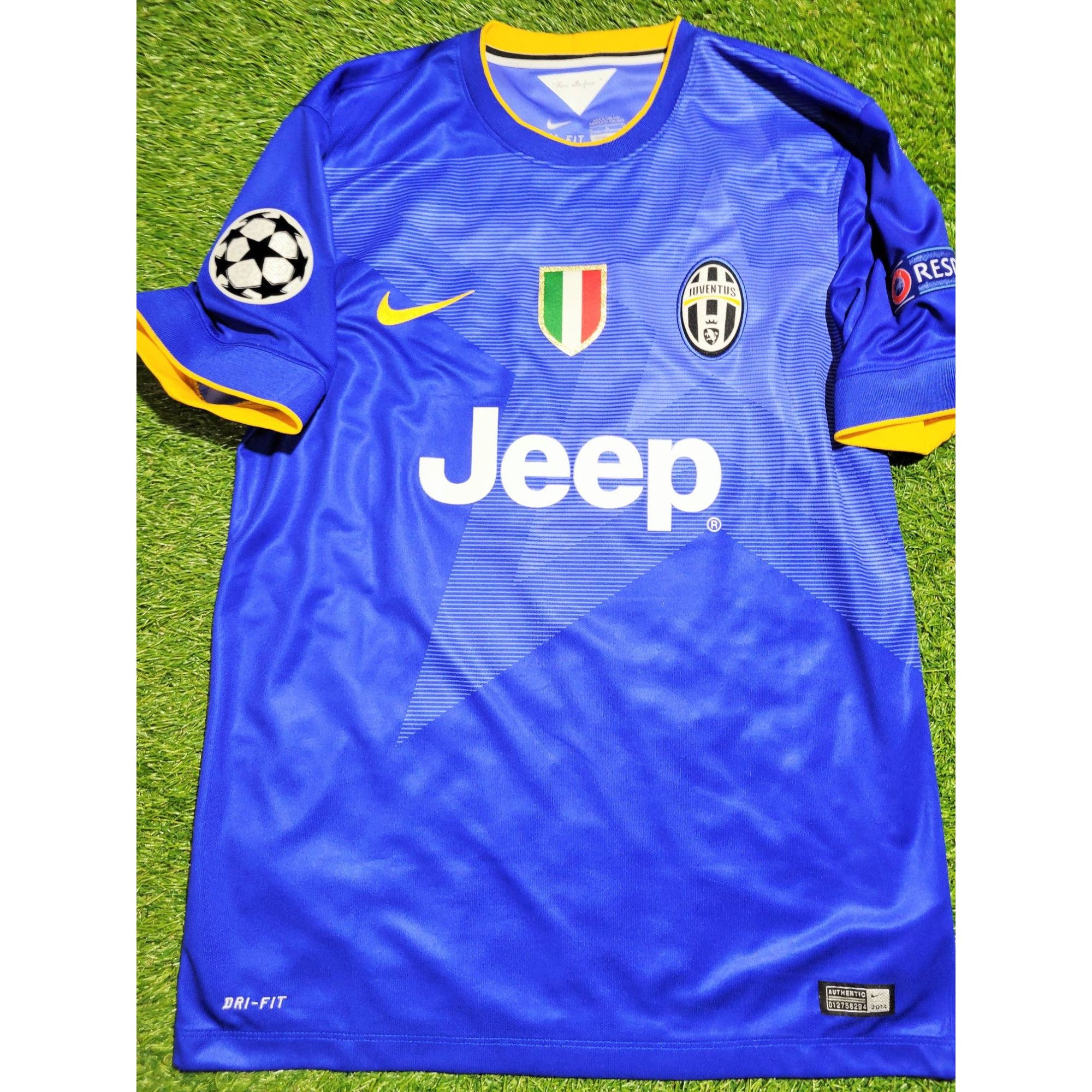Pirlo Juventus 2014 2015 Away UEFA Soccer Jersey Shirt M