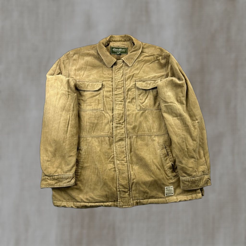 Eddie Bauer Eddie Bauer Corduroy Jacket Mens XL Tall Tan Brown Button Winter Overcoat Jacket Regular Coat Clothing Mens XL Tall Size US XL / EU 56 / 4 - 1 Thumbnail