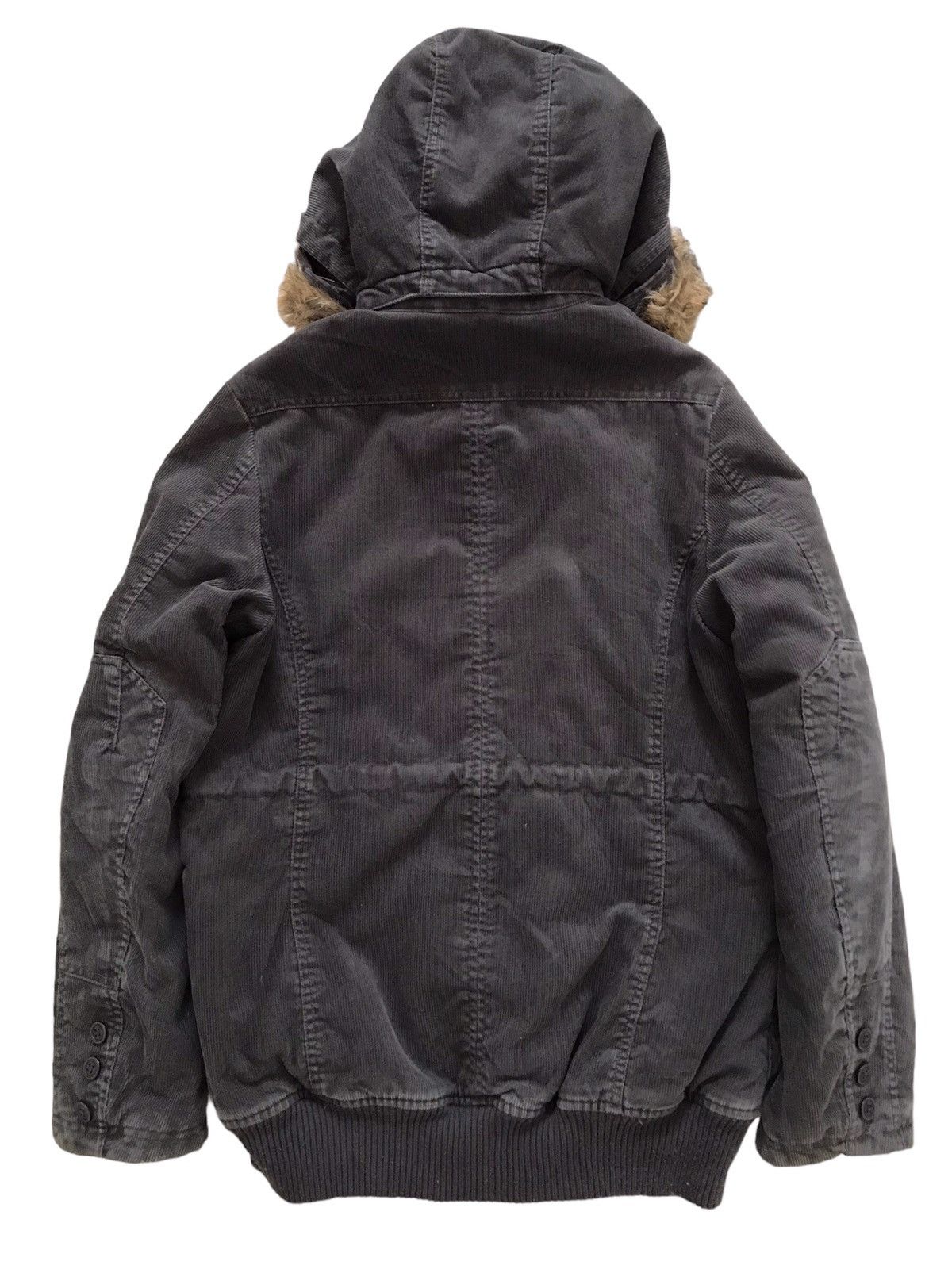 Diesel Diesel M65 Corduroy Shadow Faux Fur Hooded Jacket Size US S / EU 44-46 / 1 - 7 Thumbnail