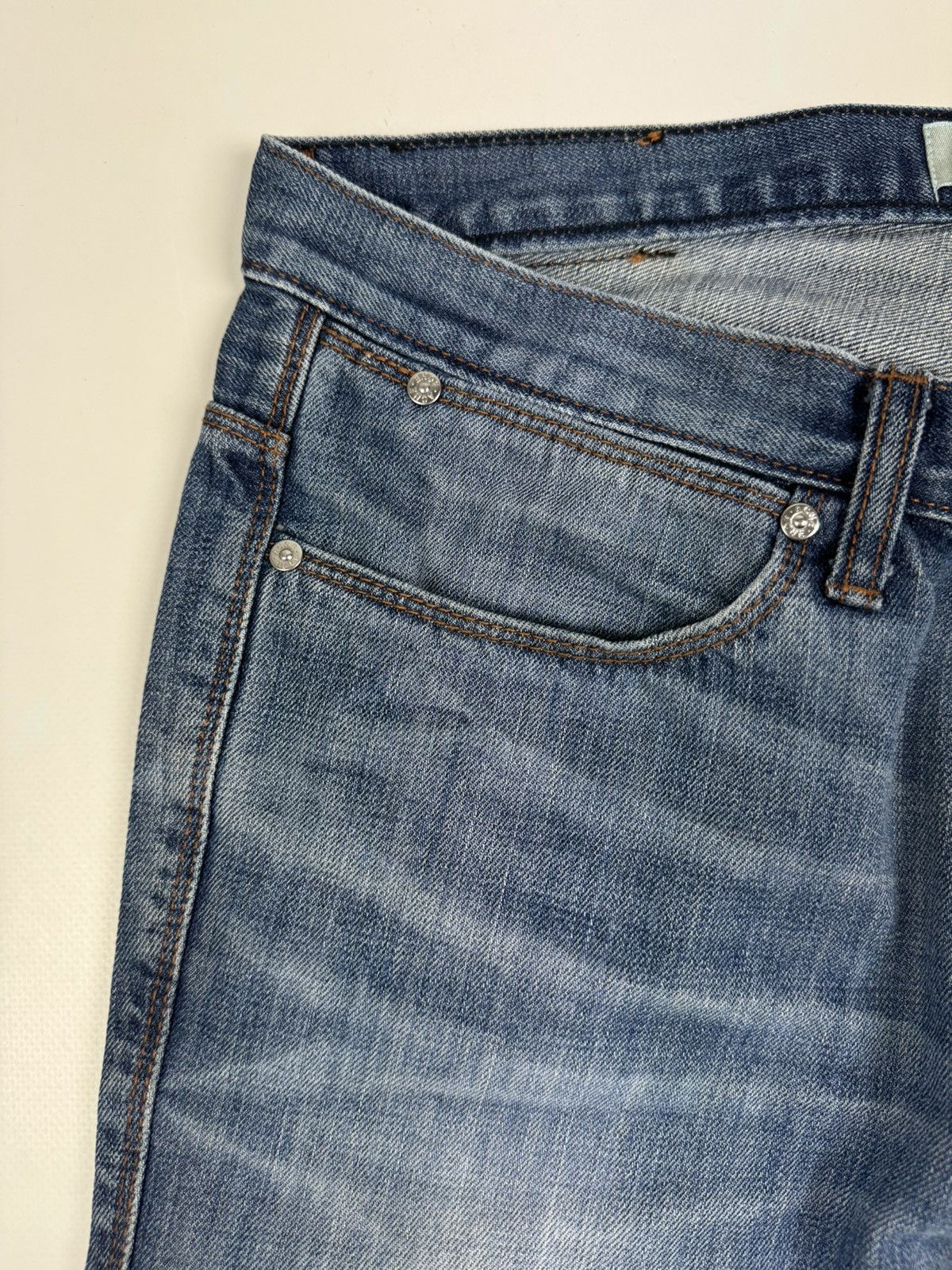 Acne Studios Acne Max Stencil Blue Jeans Size 31x34 Size US 31 - 6 Thumbnail