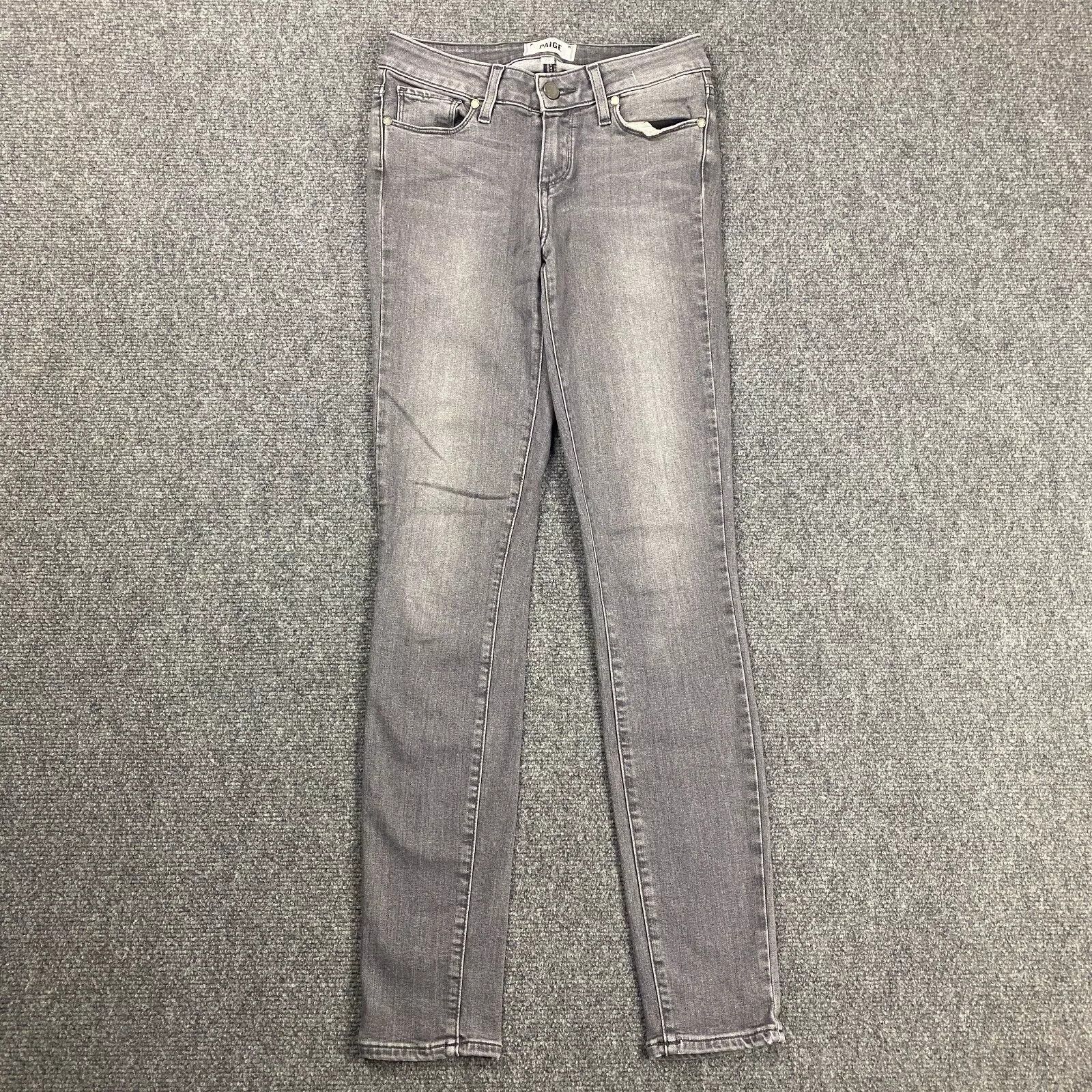 Paige Paige Jeans Women's 25 Gray Denim Verdugo Ultra Skinny Size 25" / US 0 / IT 36 - 1 Thumbnail