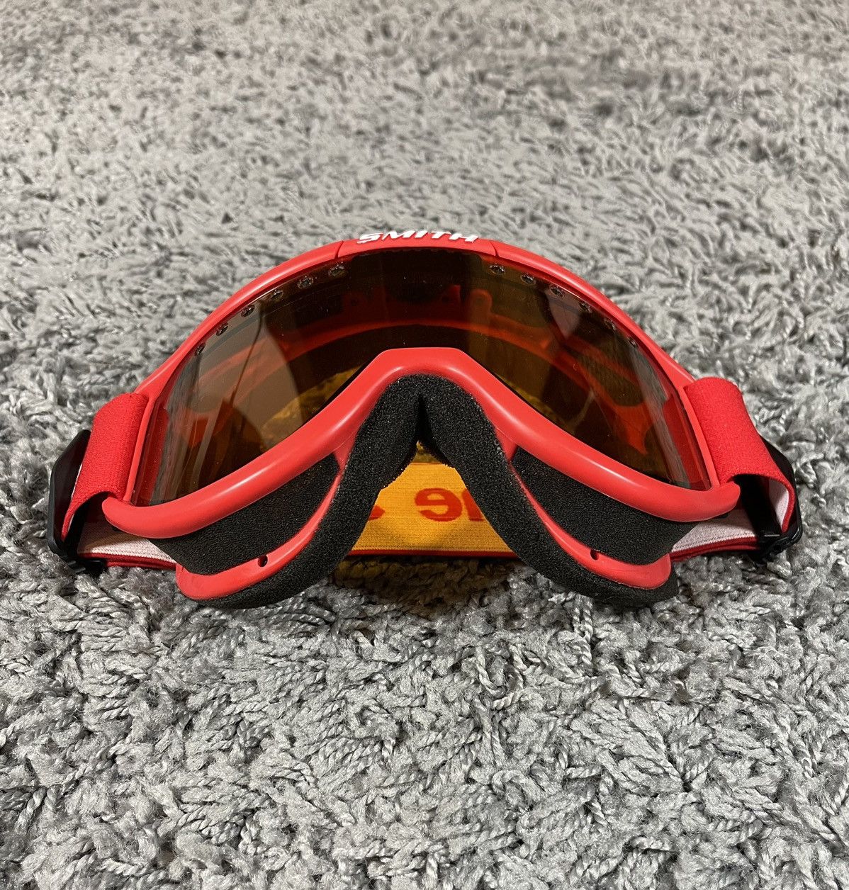 2015FW Supreme x Smith Cariboo OTG Ski Goggle Red