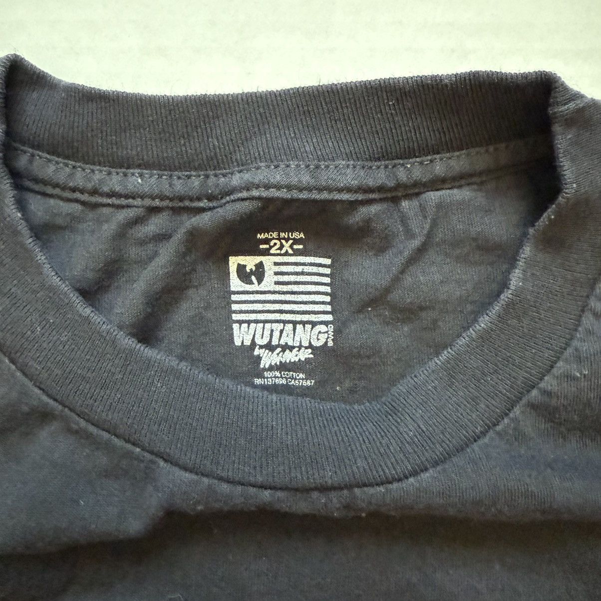 Wu-Tang Clan 🔴Wu-Tang Shirt Size 2XL Iron Flag Wu-Wear Rza U-God Gza Size US XXL / EU 58 / 5 - 4 Thumbnail