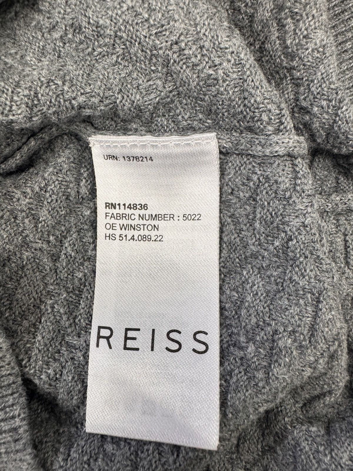 Reiss Reiss Men Polo Sweater Grey Size S Size US S / EU 44-46 / 1 - 4 Thumbnail
