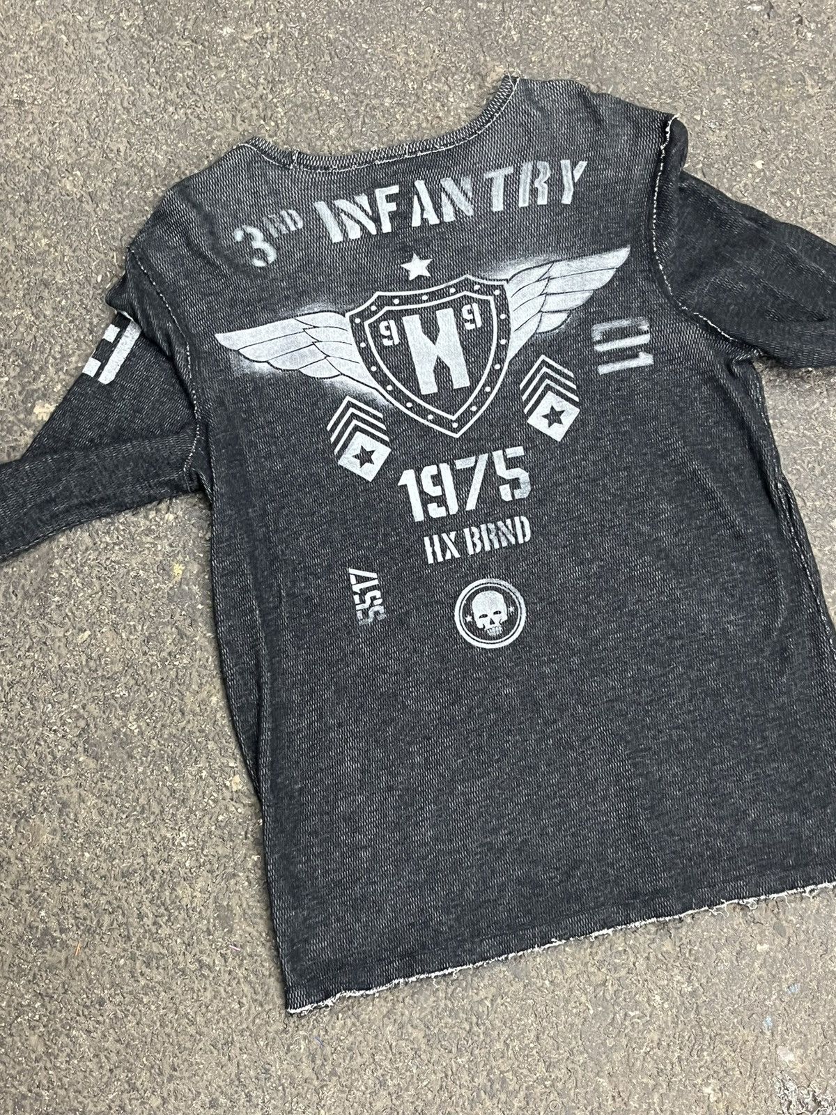 Affliction Grunge y2k affliction style thermal longsleeve shirt rare Size US XL / EU 56 / 4 - 5 Thumbnail