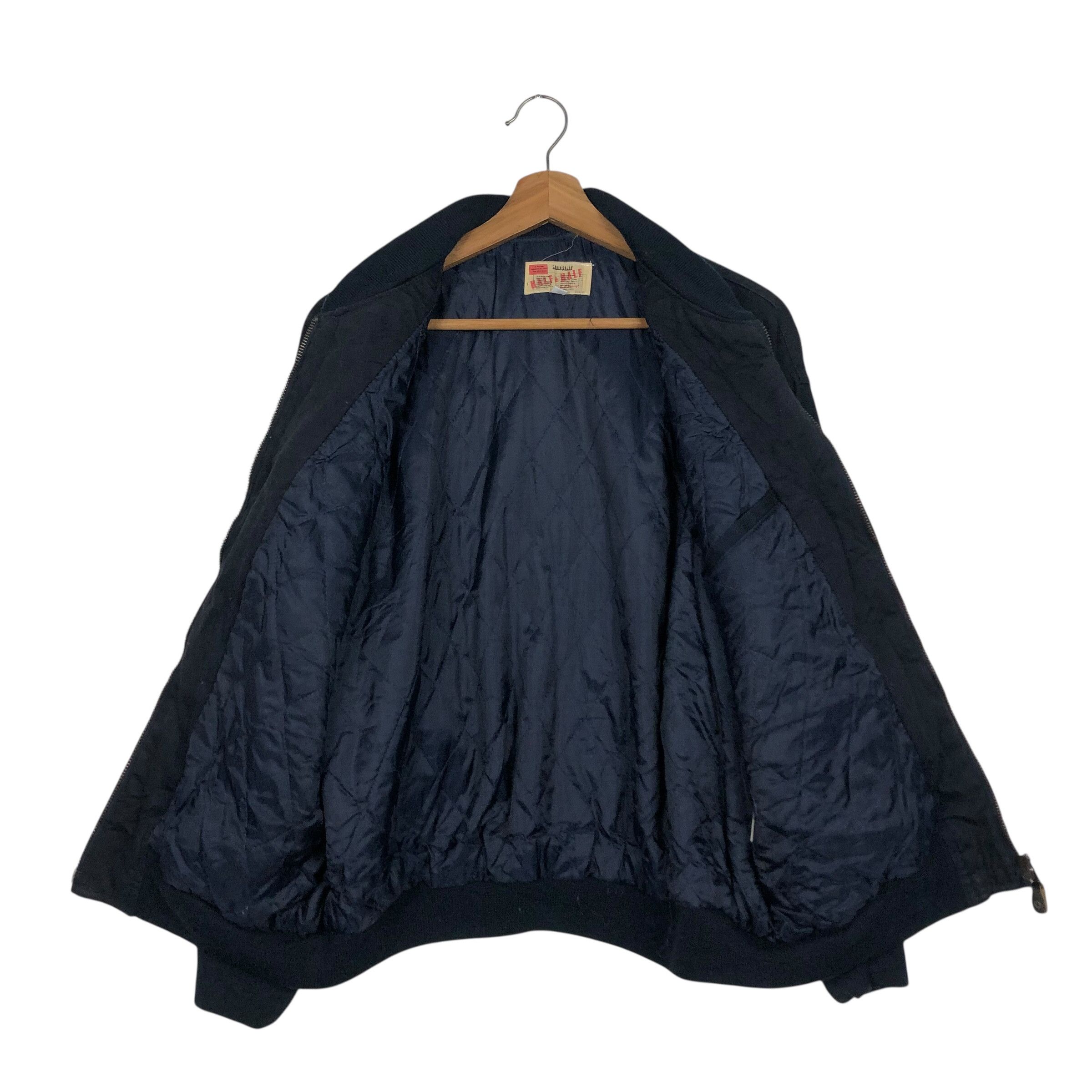Japanese Brand 📌Vintage Wool Bomber Jacket University Embroidery Japan Size US M / EU 48-50 / 2 - 16 Thumbnail