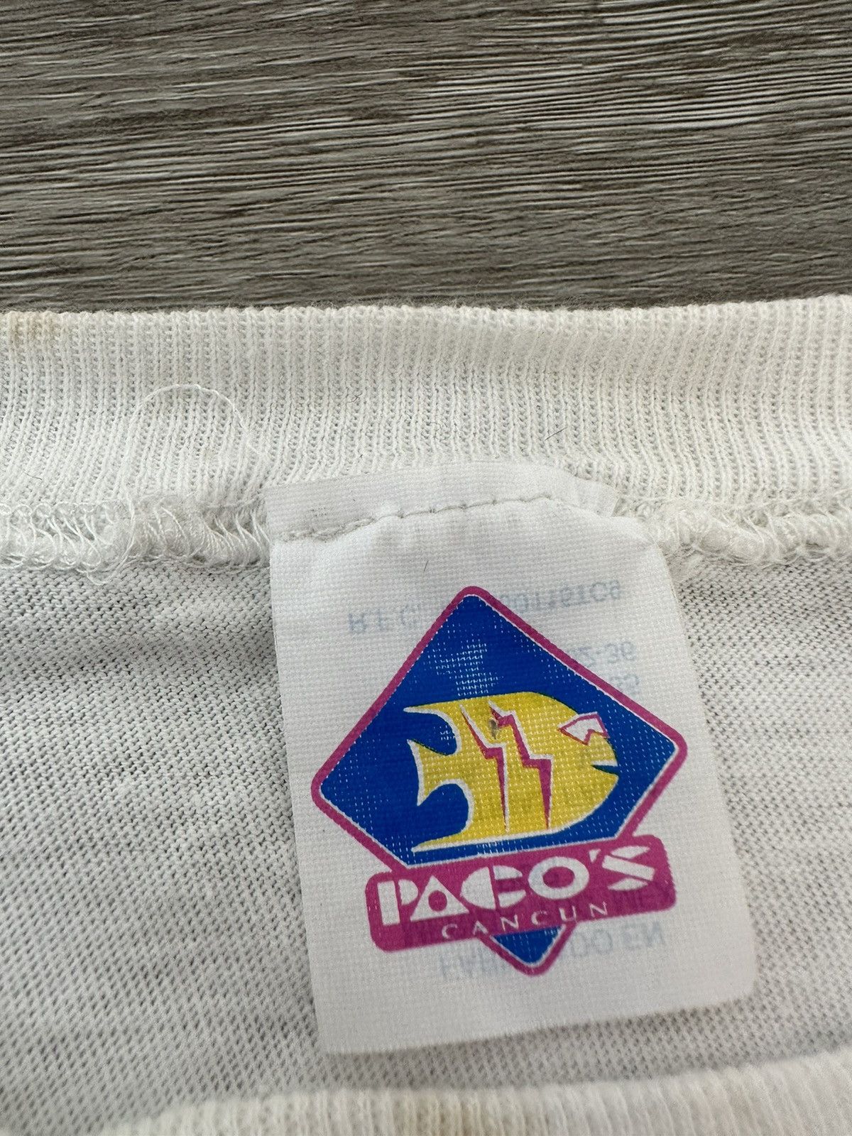Vintage Vintage Mexico Los Pretextos White Oversized Cowboy Tee Size US XL / EU 56 / 4 - 6 Thumbnail